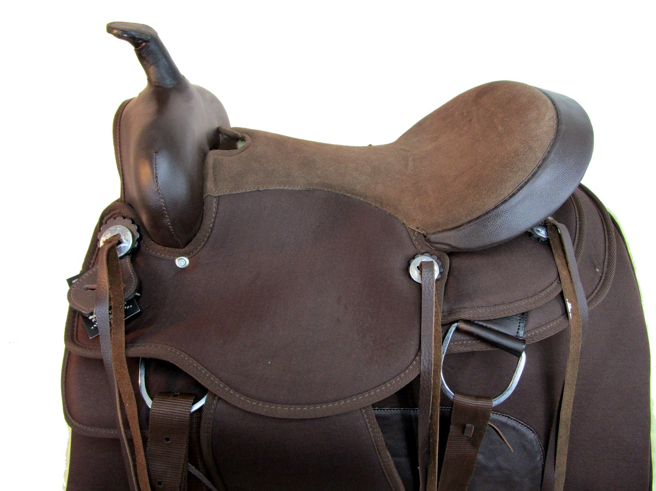 Synthetic Western Saddle Gaited Horse Pleasure Tack Set 15 16 17