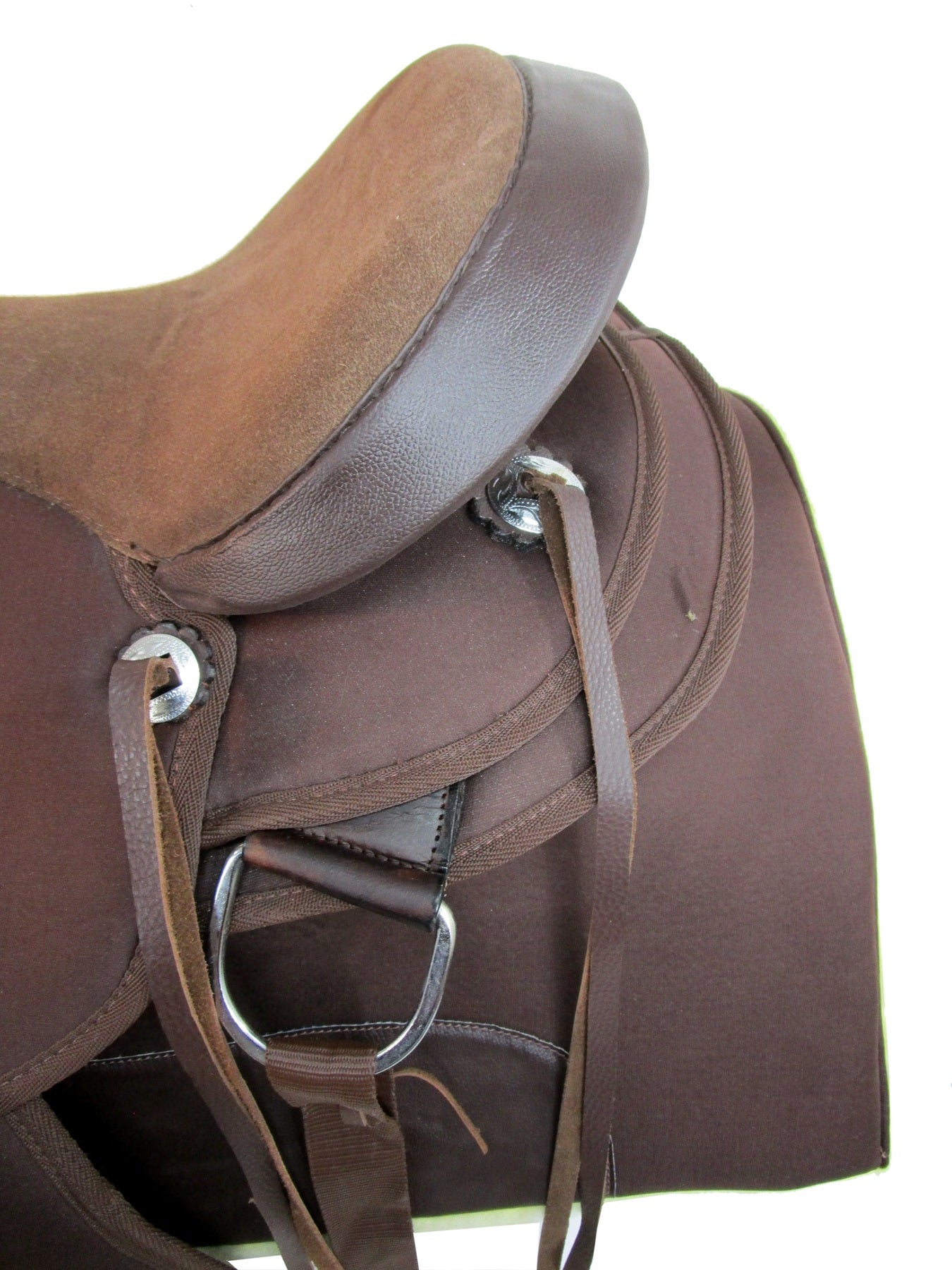 Synthetic Western Saddle Gaited Horse Pleasure Tack Set 15 16 17