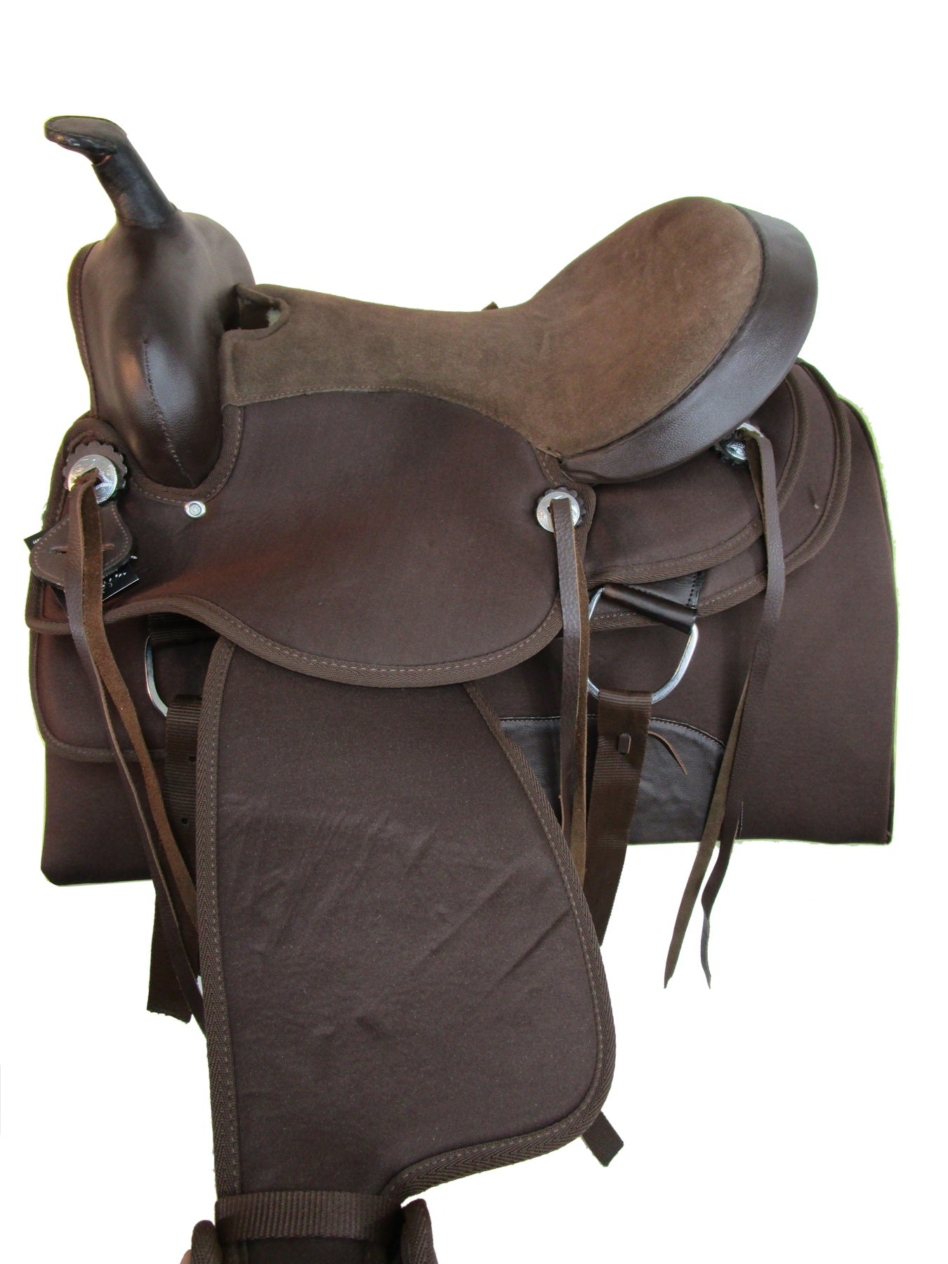 Synthetic Western Saddle Gaited Horse Pleasure Tack Set 15 16 17
