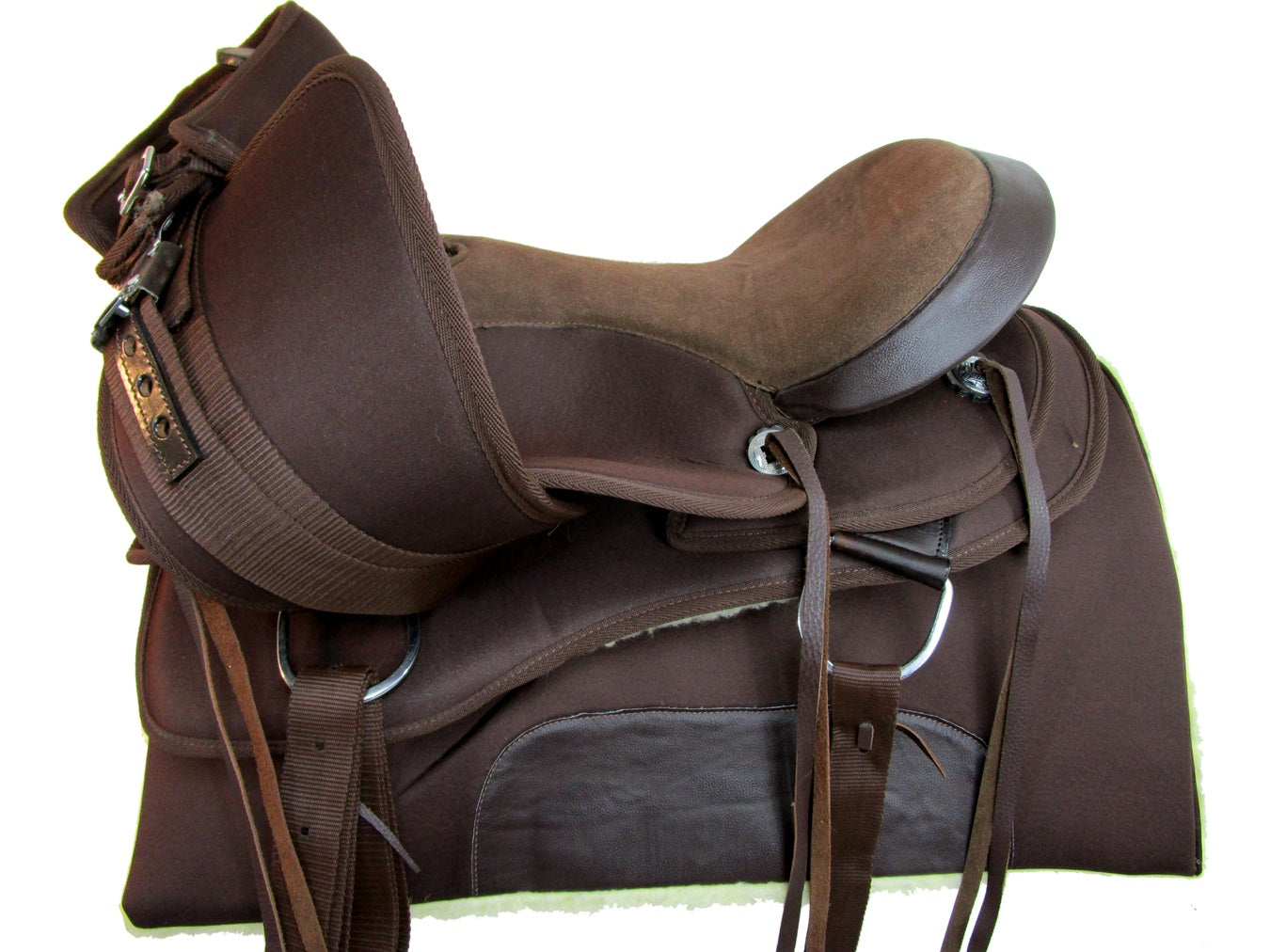 Synthetic Western Saddle Gaited Horse Pleasure Tack Set 15 16 17