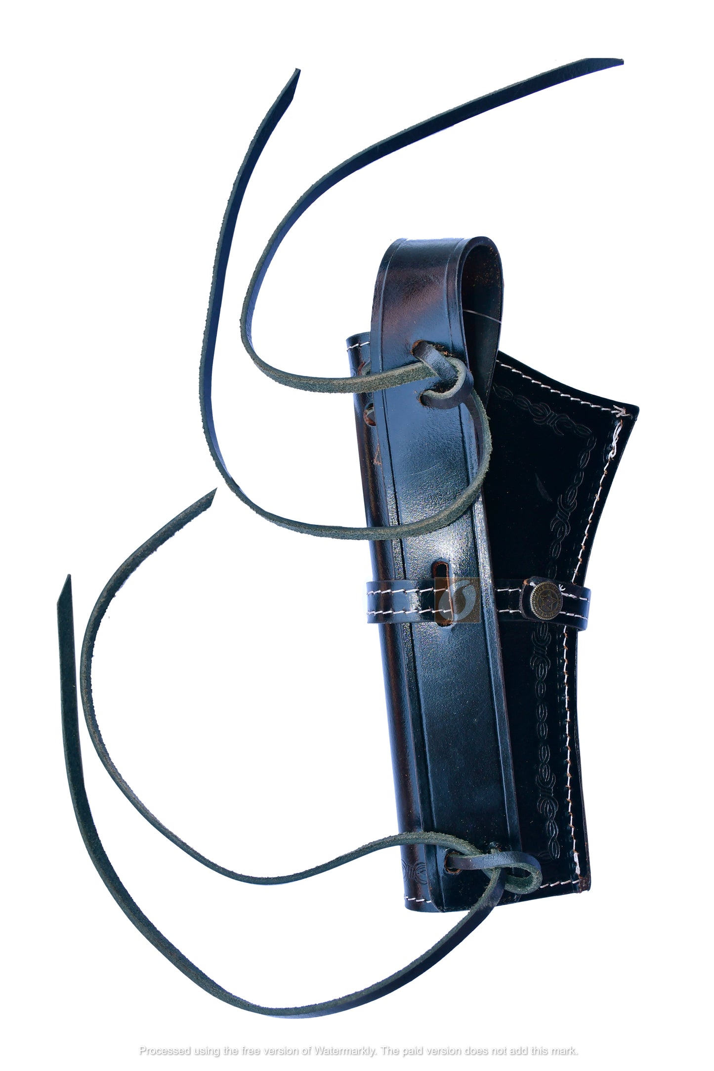 Leather Holster Western Cover Single Action Double Action Six Shooter Cover - RIGHT HAND