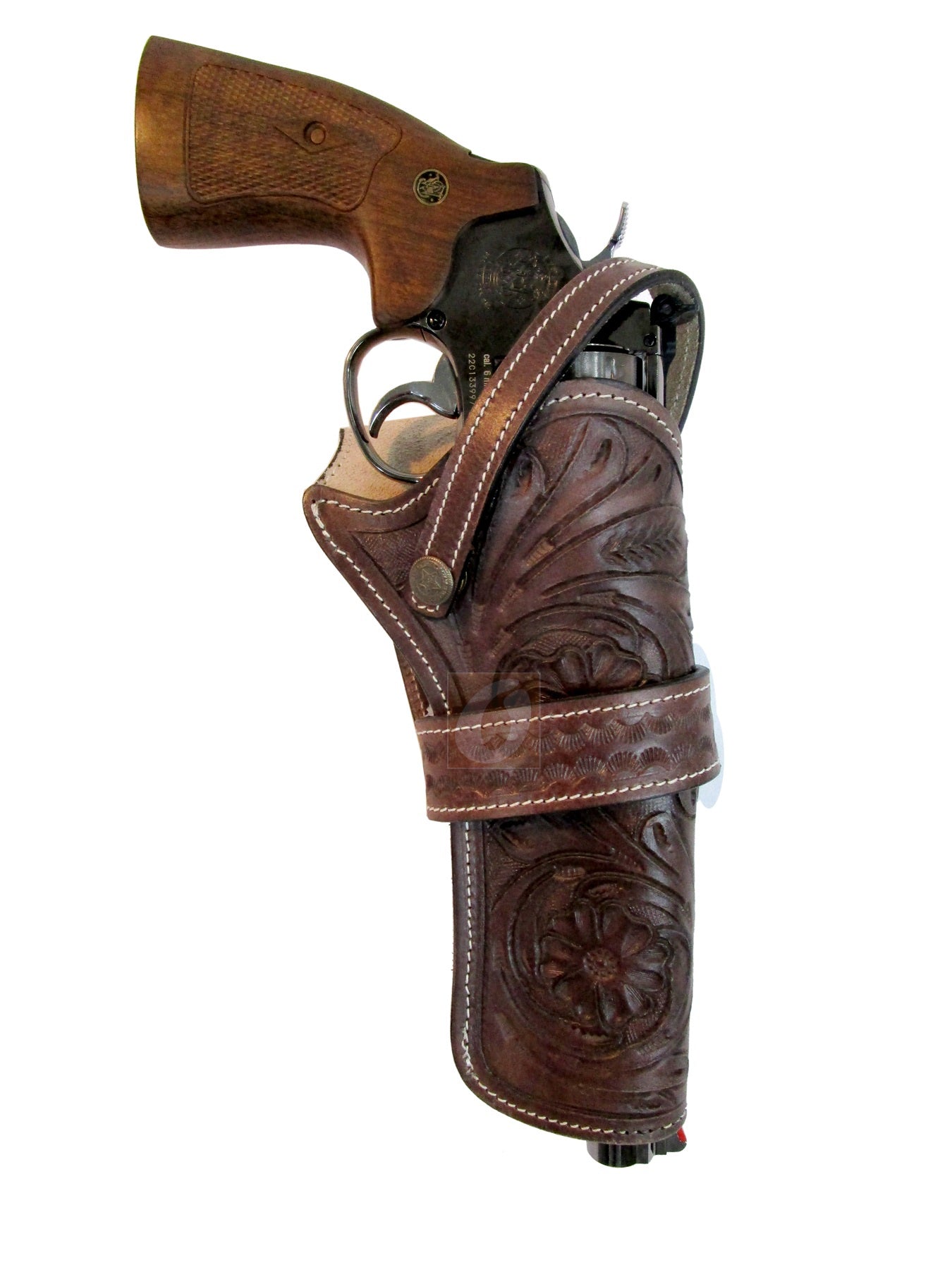 Leather Holster 357 22 38 44 45 Colt Taurus S&W Ruger Long Barrel Fit