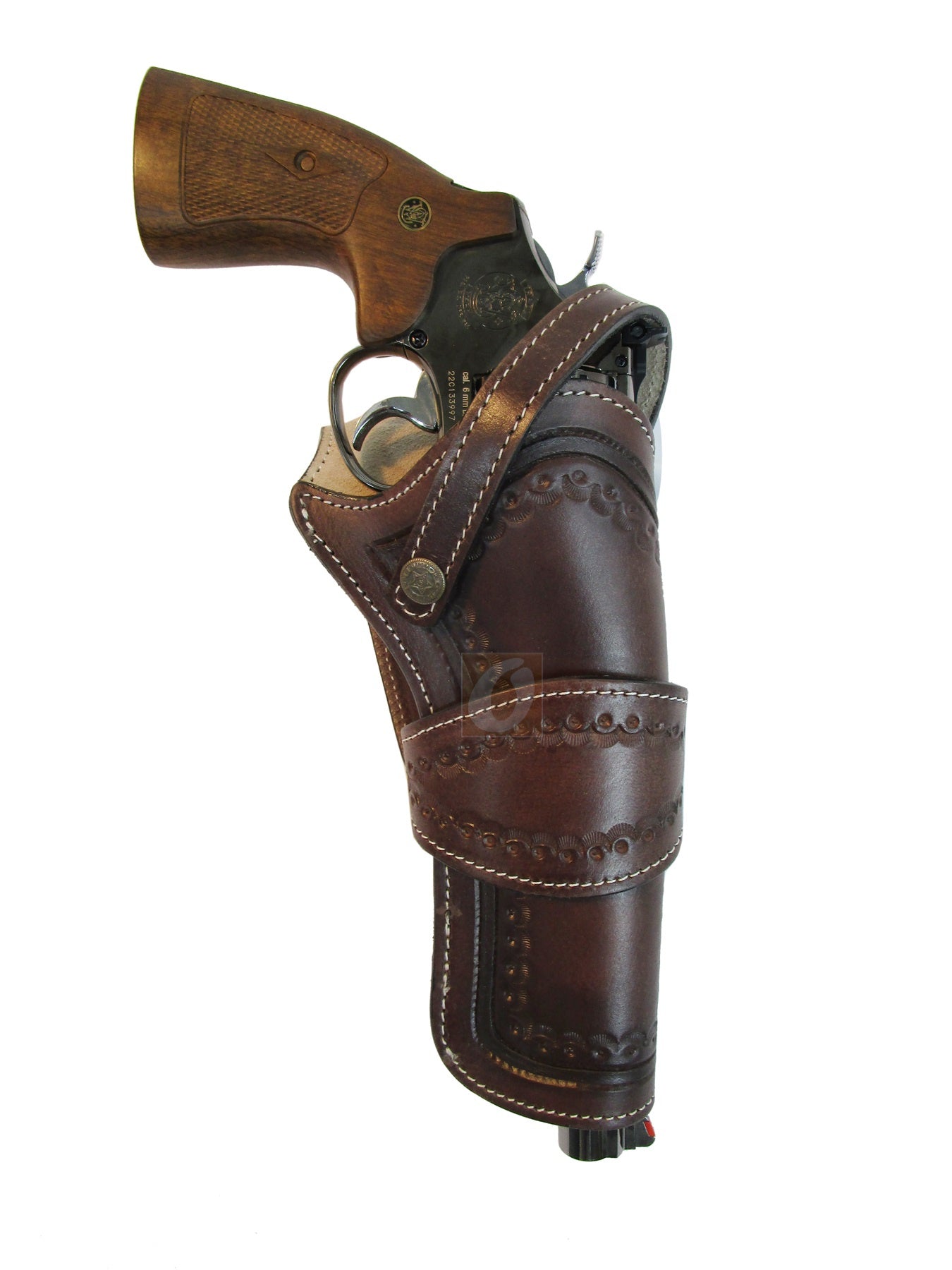 Leather Holster 357 22 38 44 45 Colt Taurus S&W Ruger Long Barrel Fit