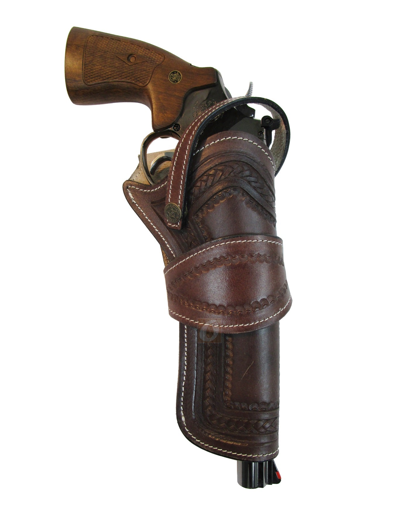 Leather Holster 357 22 38 44 45 Colt Taurus S&W Ruger Long Barrel Fit