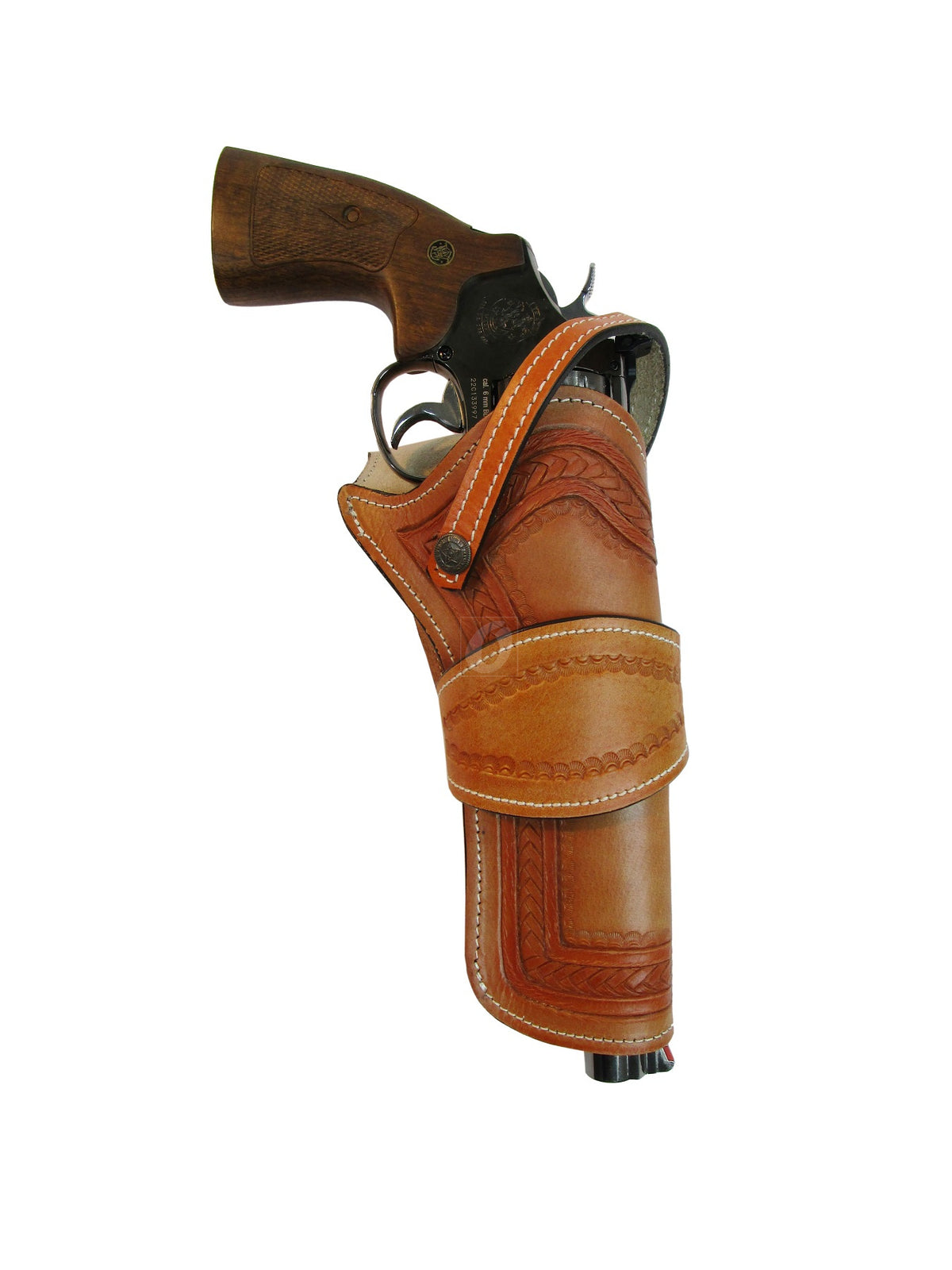 Leather Holster 357 22 38 44 45 Colt Taurus S&W Ruger Long Barrel Fit