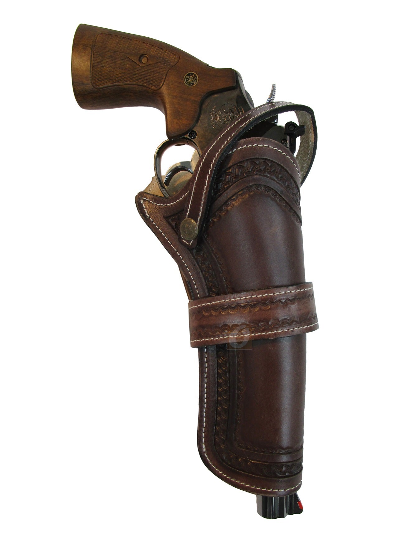 Leather Holster 357 22 38 44 45 Colt Taurus S&W Ruger Long Barrel Fit