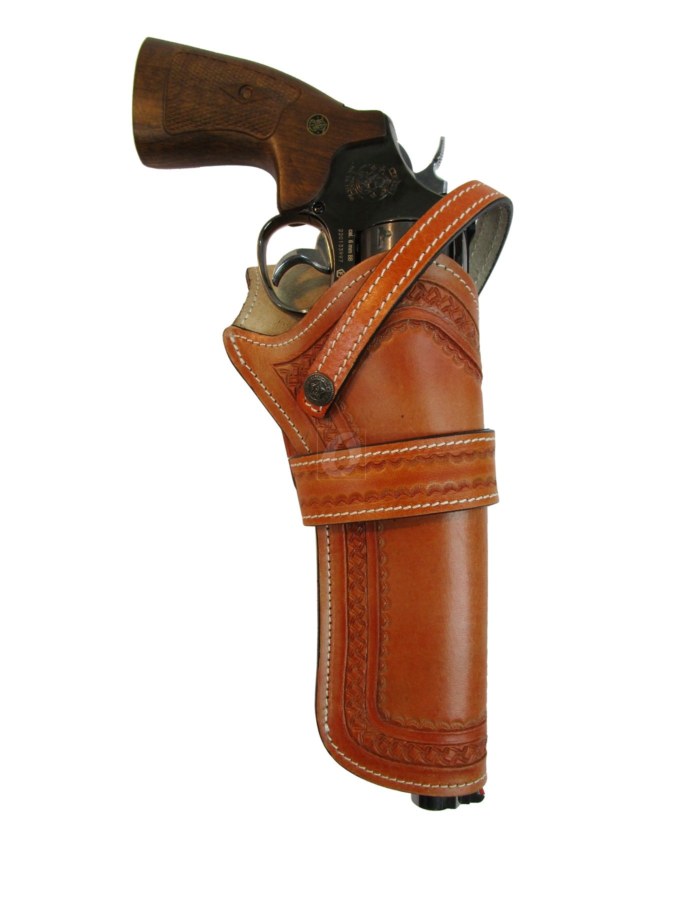 Leather Holster 357 22 38 44 45 Colt Taurus S&W Ruger Long Barrel Fit