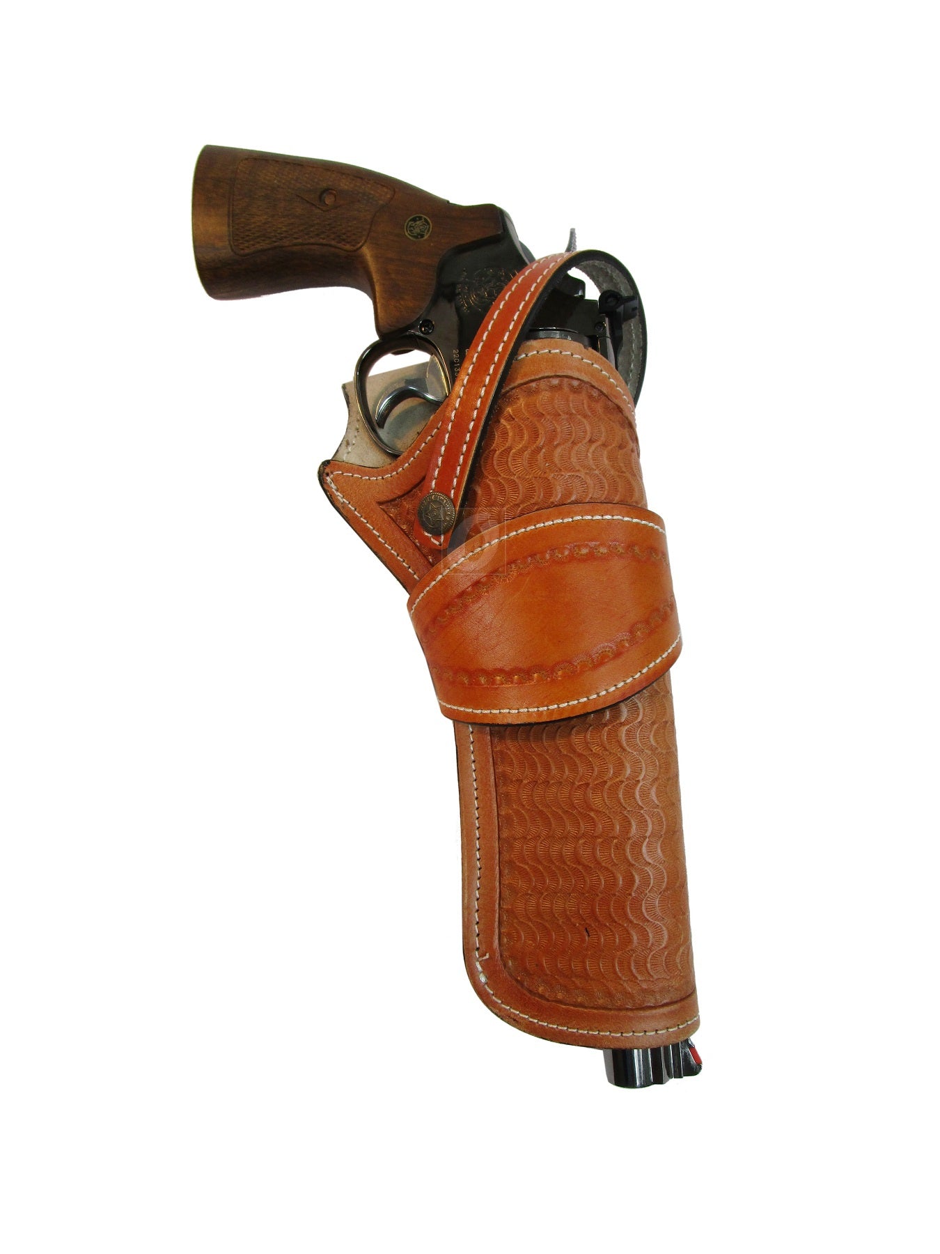 Leather Holster 357 22 38 44 45 Colt Taurus S&W Ruger Long Barrel Fit