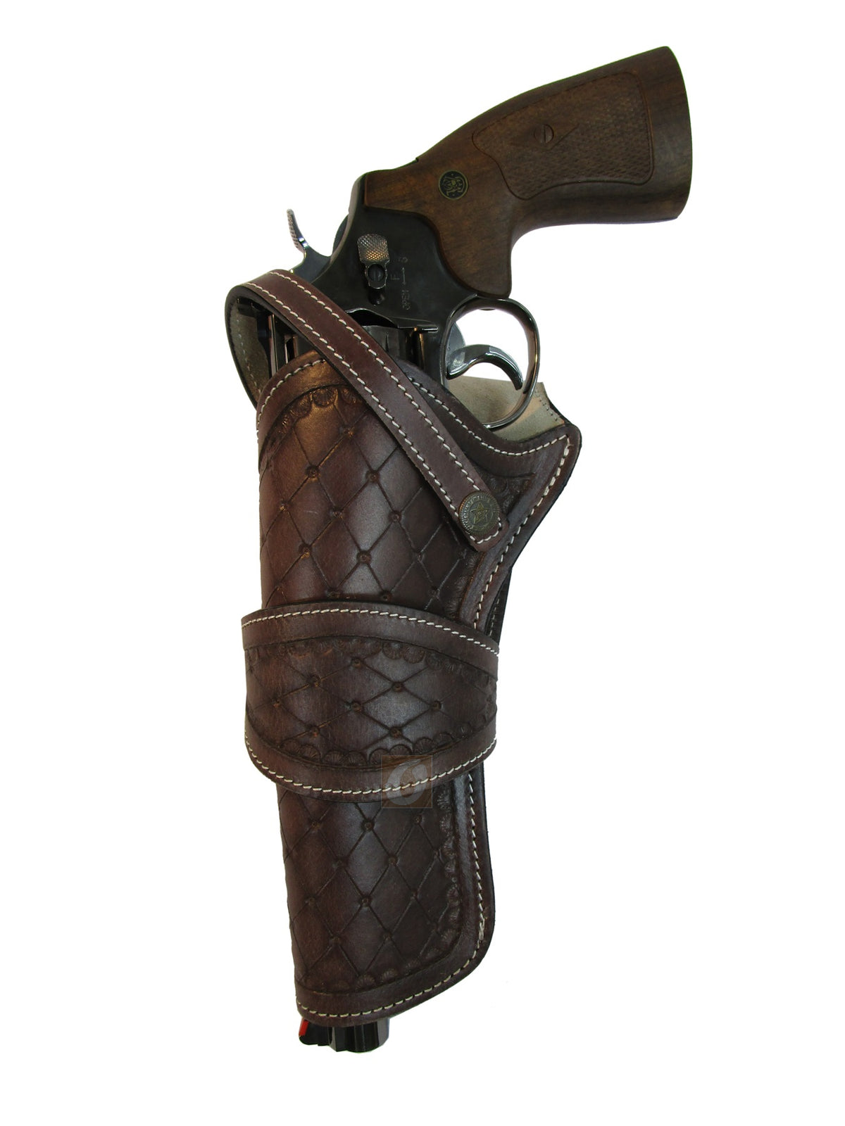 Leather Holster 357 22 38 44 45 Colt Taurus S&W Ruger Long Barrel Fit