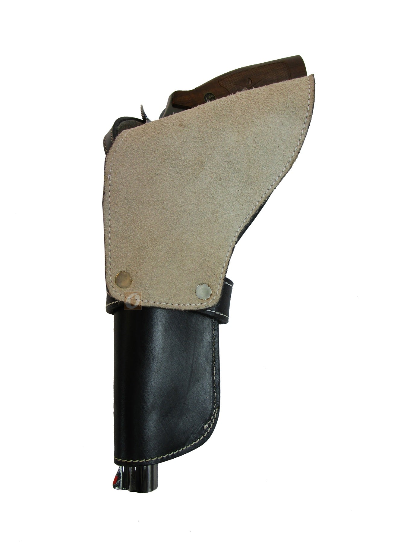 Cross Draw Holster Western Basket Weave Tooled Leather Long Barrel Fit