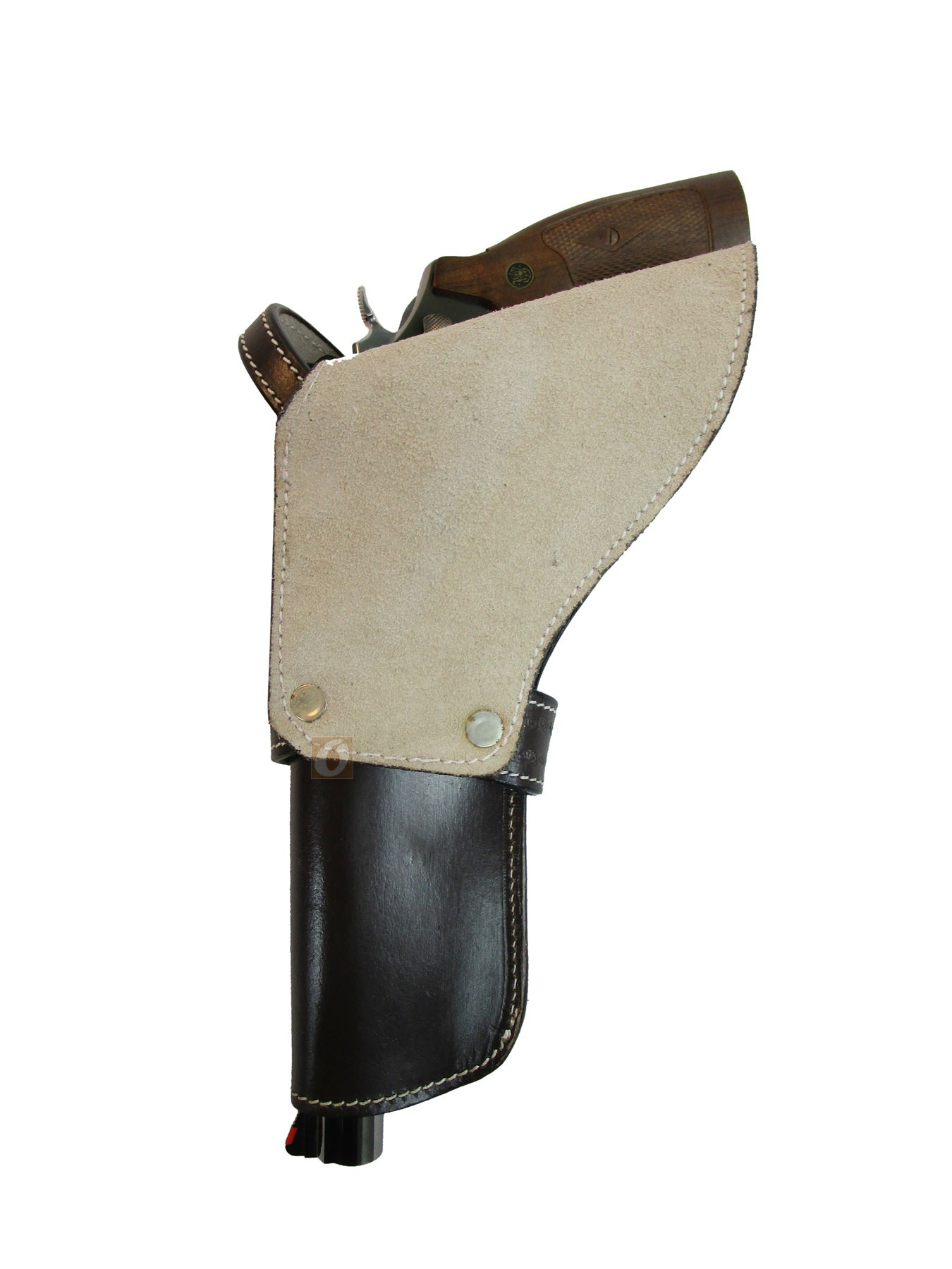 Cross Draw Holster Western Basket Weave Tooled Leather Long Barrel Fit