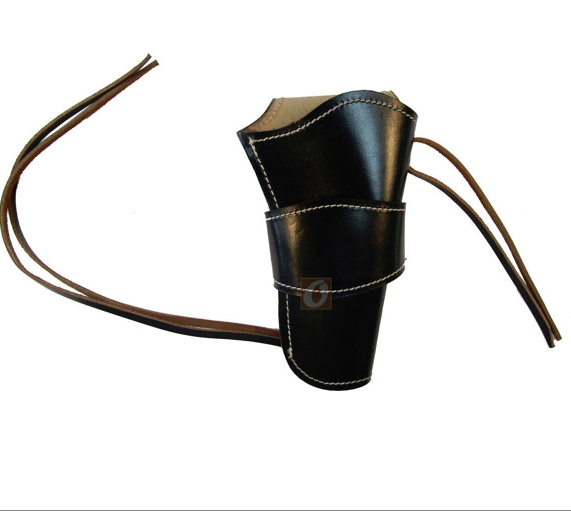 Colt Python .357 leather holster smooth leather right handed front view