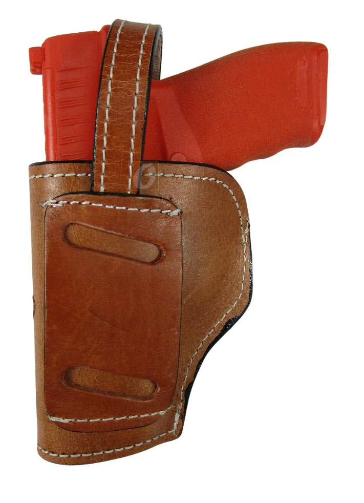 Hellcat Pro XD Leather Holster OWB Tooled Everyday Carry Tactical