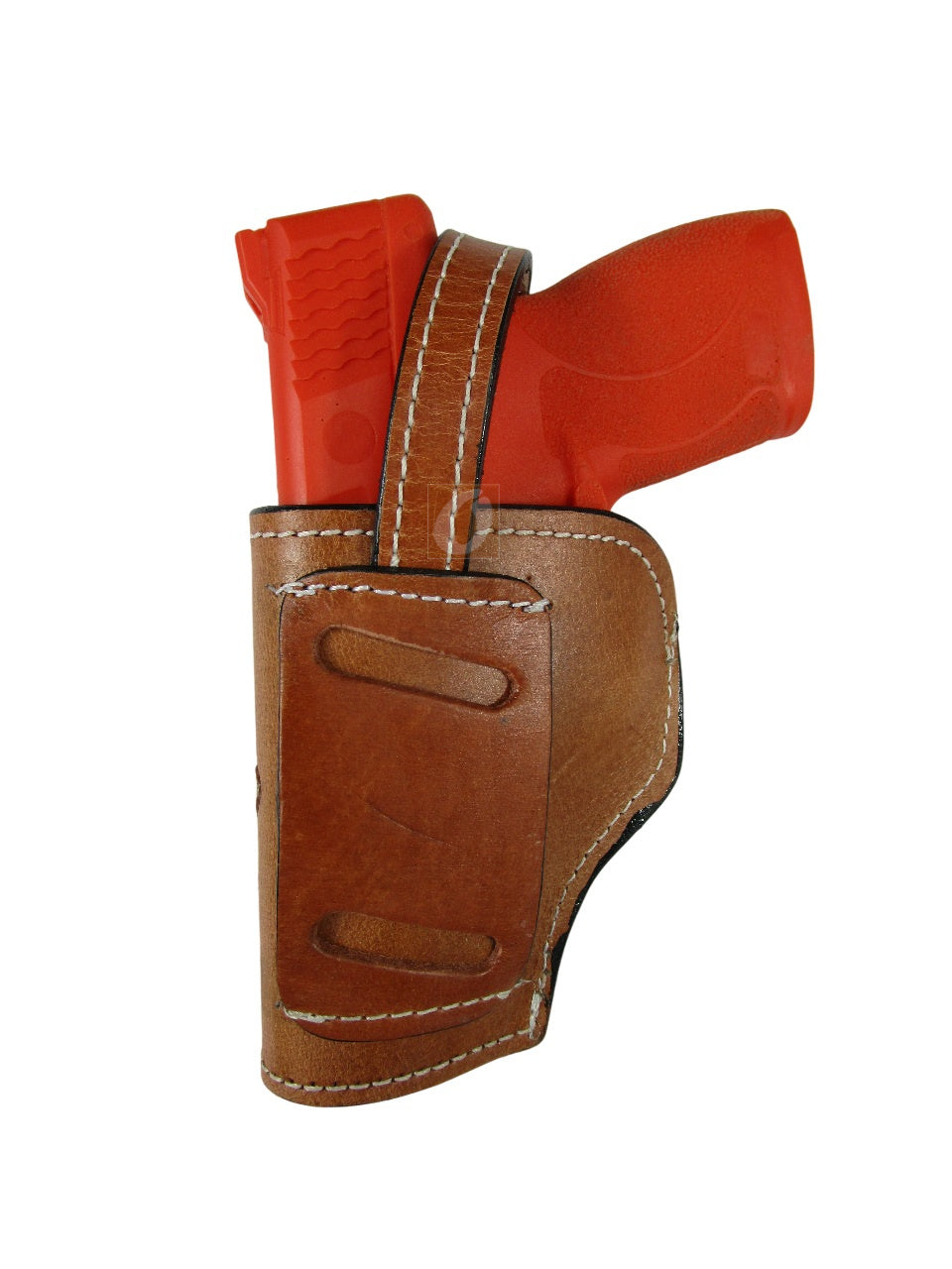 Leather Holster S&W M&P Shield 45 OWB Tooled Everyday Carry Tactical