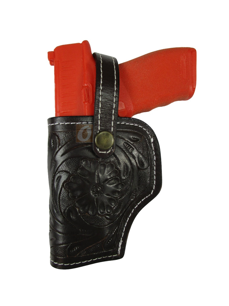 Hellcat Pro XD Leather Holster OWB Tooled Everyday Carry Tactical