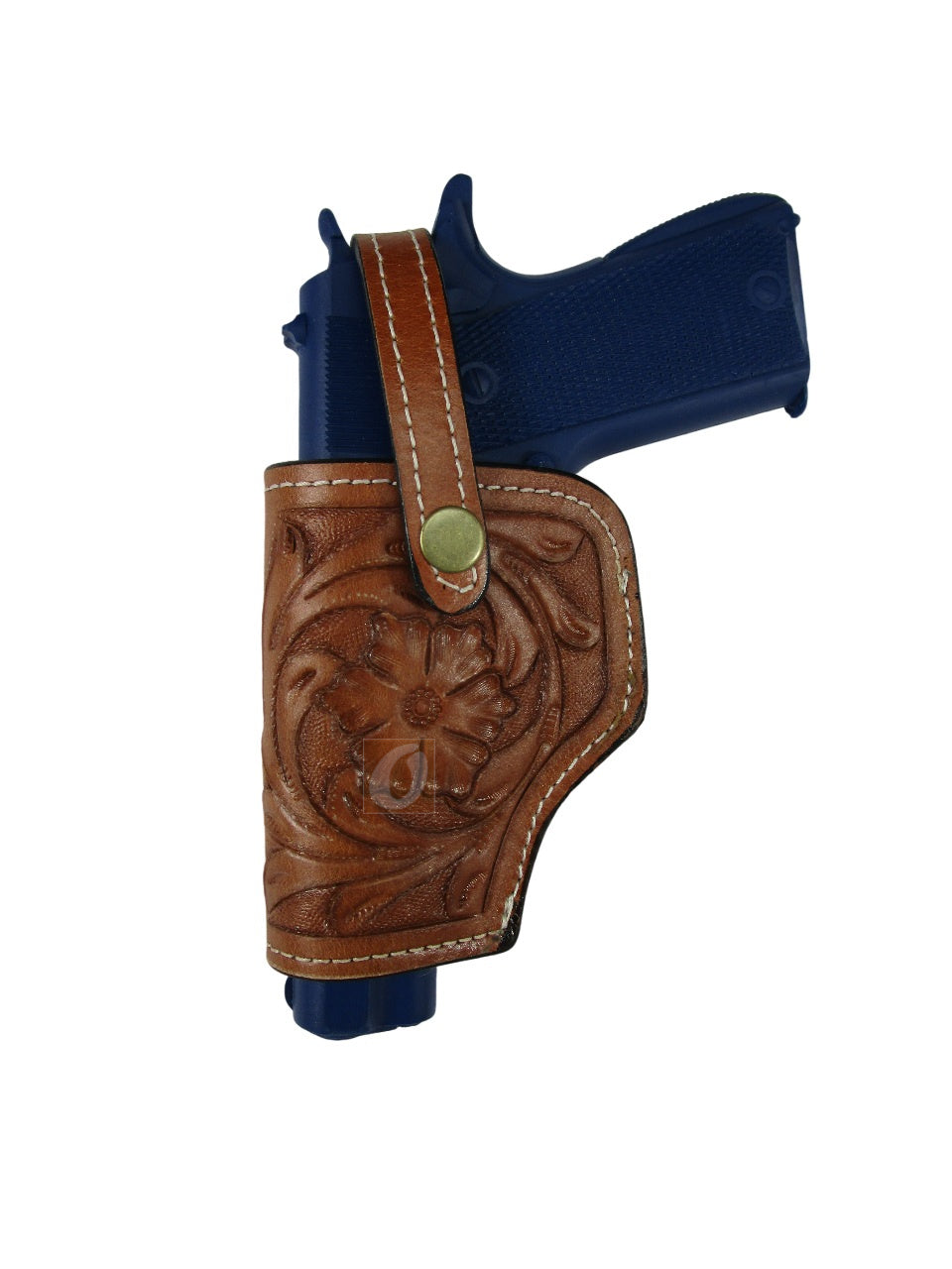 1911 Leather Holster OWB Hand Tooled Tactical Everyday Carry