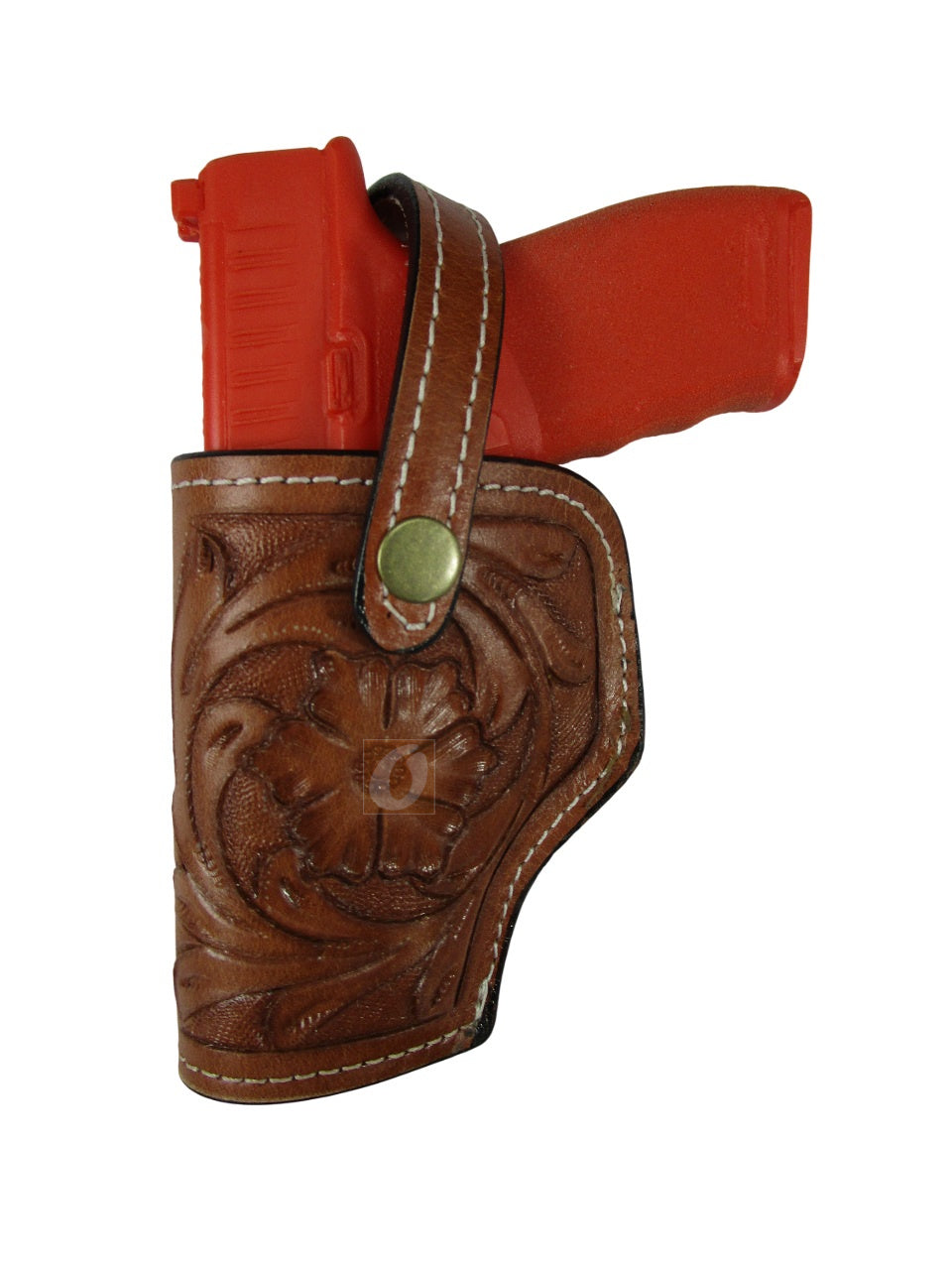 Hellcat Pro XD Leather Holster OWB Tooled Everyday Carry Tactical