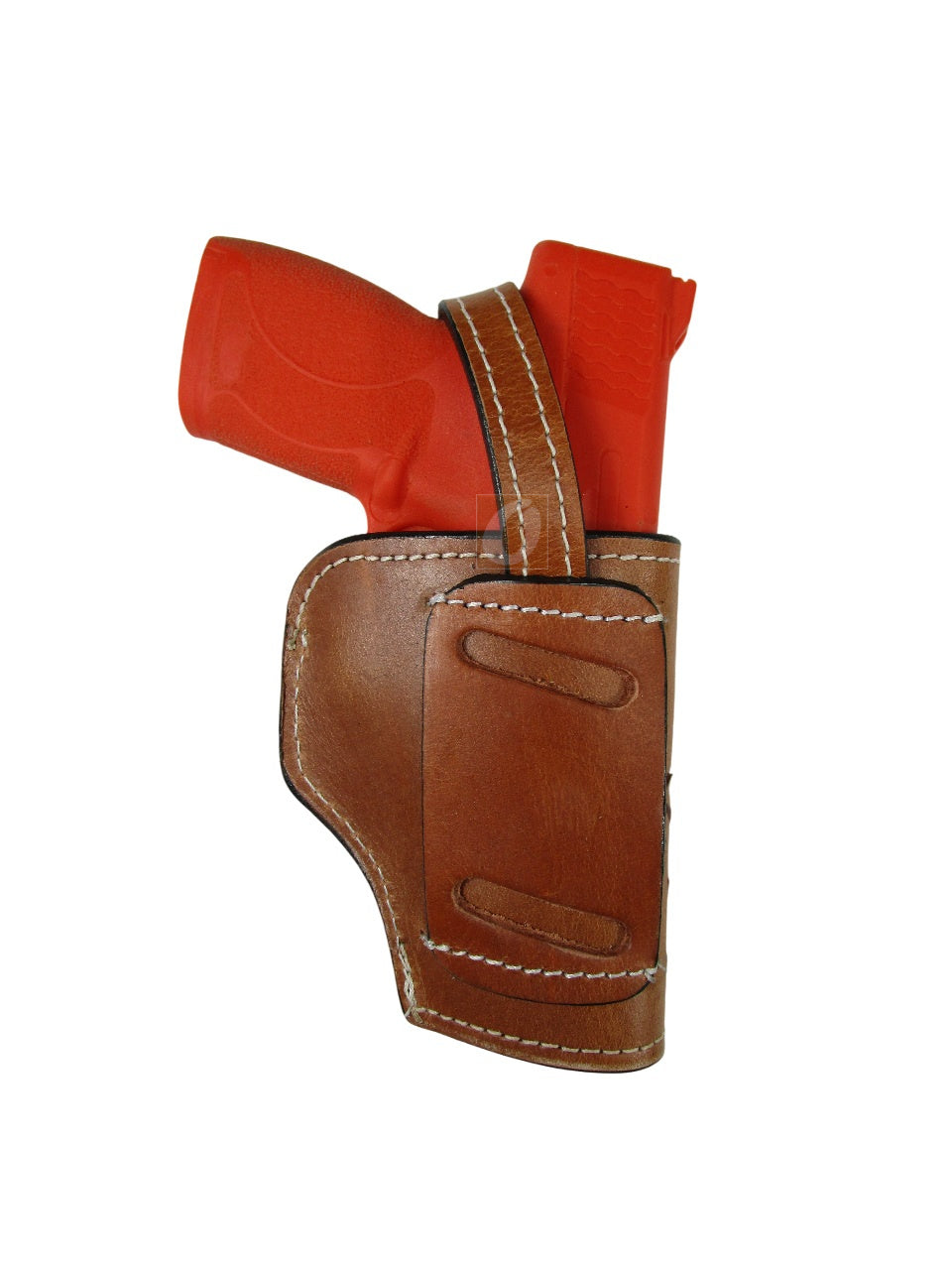 Leather Holster S&W M&P Shield 45 OWB Tooled Everyday Carry Tactical