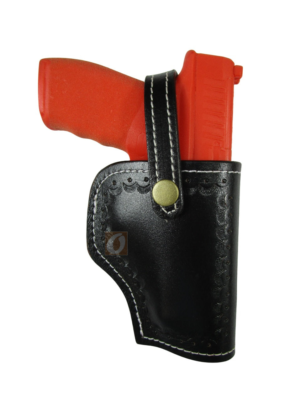 Hellcat Pro XD Leather Holster OWB Tooled Everyday Carry Tactical