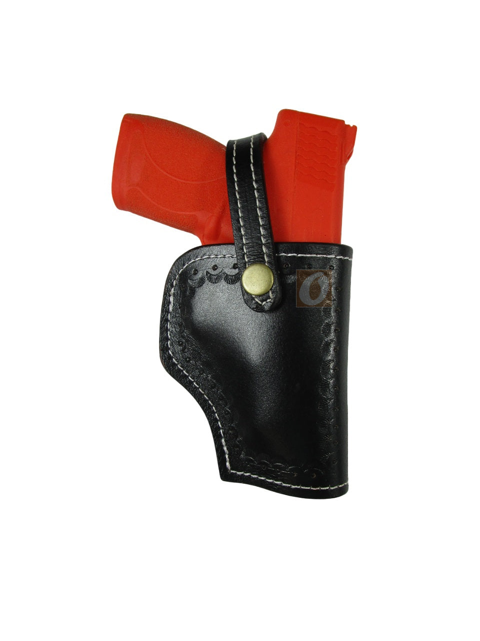 Leather Holster S&W M&P Shield 45 OWB Tooled Everyday Carry Tactical