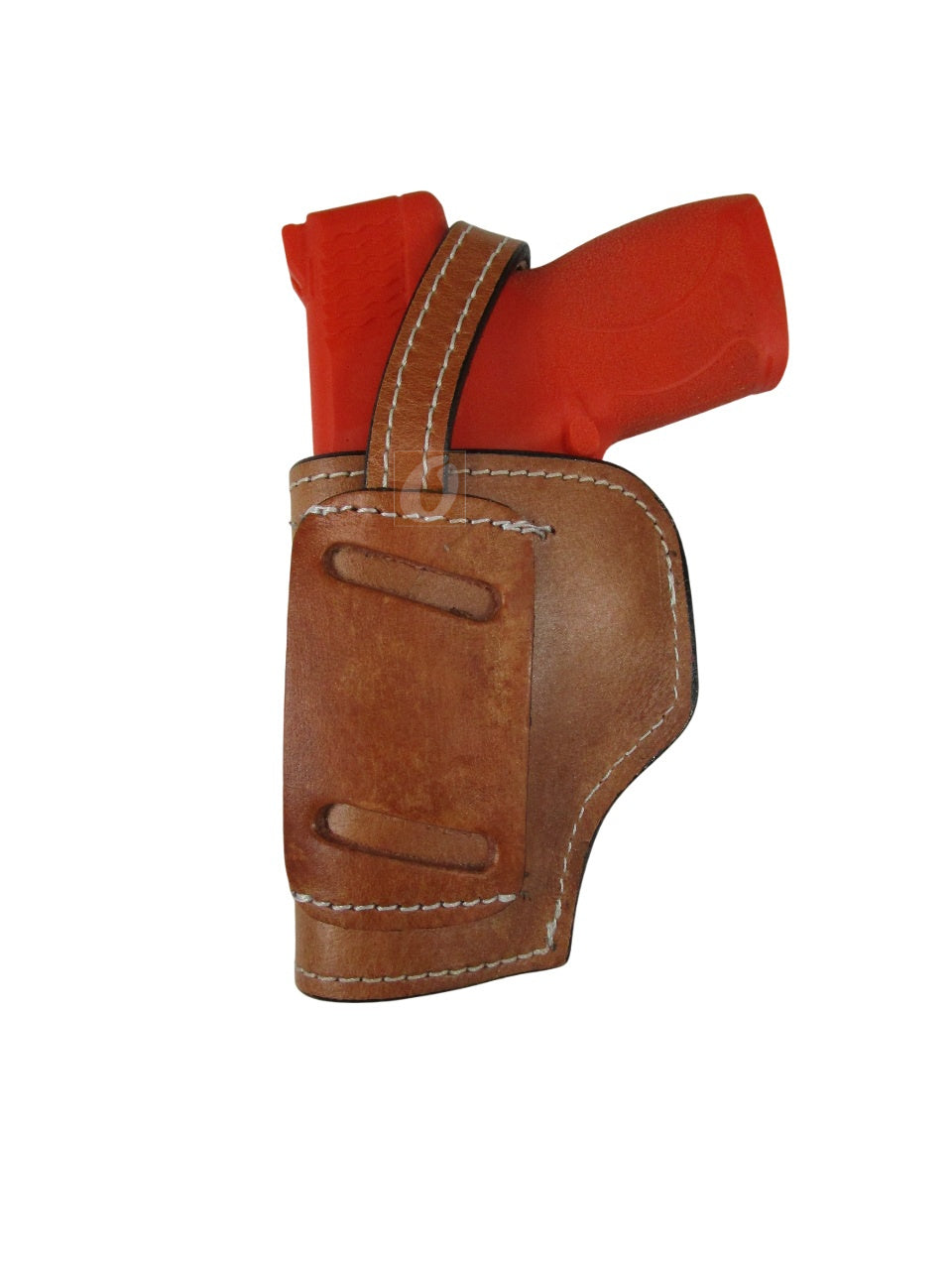 Leather Holster S&W M&P Shield 45 OWB Tooled Everyday Carry Tactical