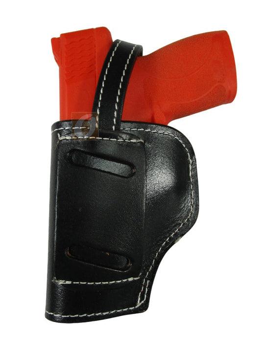 Leather Holster S&W M&P Shield 45 OWB Tooled Everyday Carry Tactical