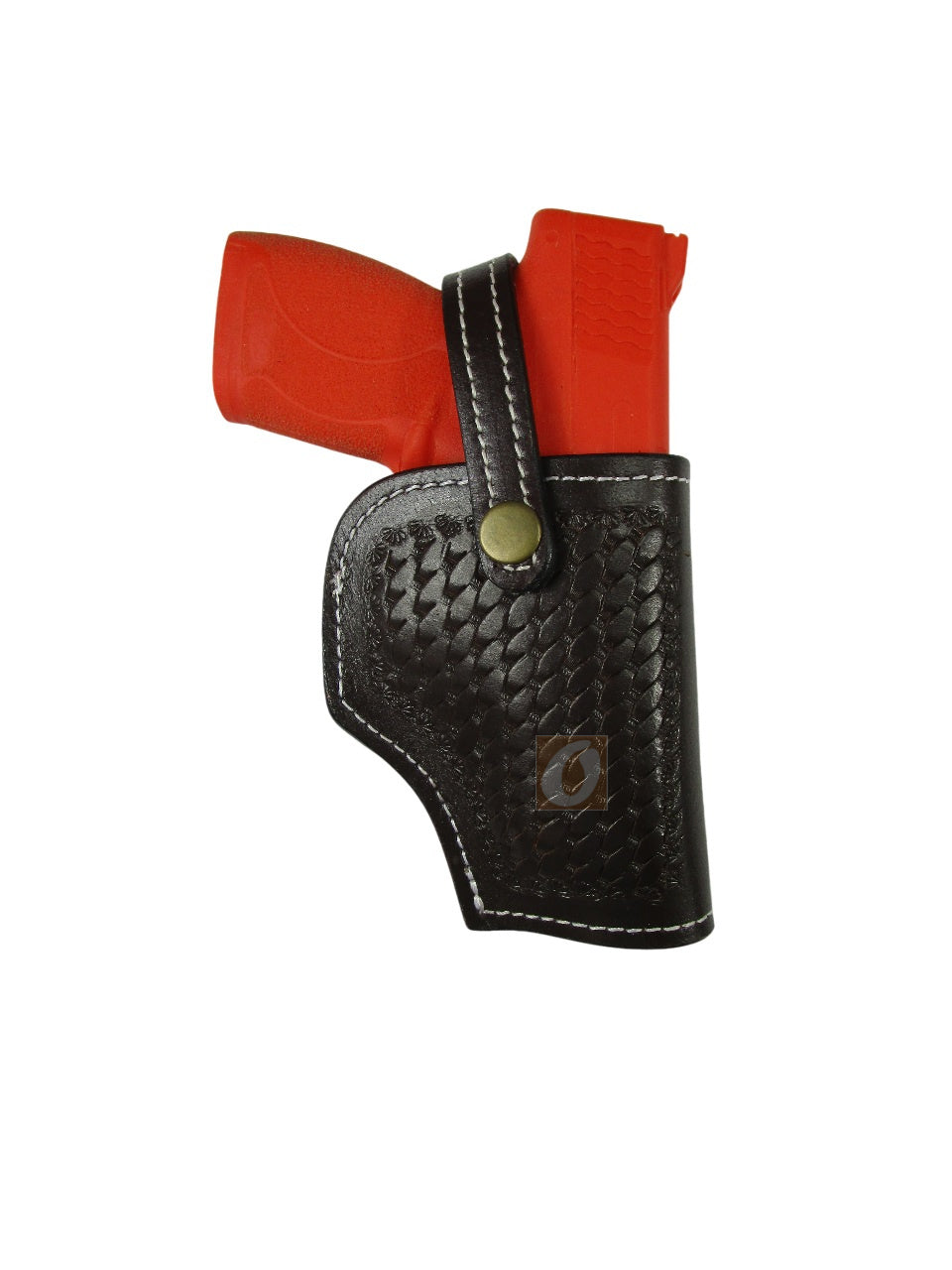 Leather Holster S&W M&P Shield 45 OWB Tooled Everyday Carry Tactical