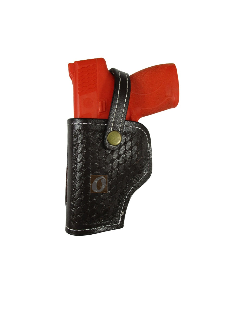 Leather Holster S&W M&P Shield 45 OWB Tooled Everyday Carry Tactical