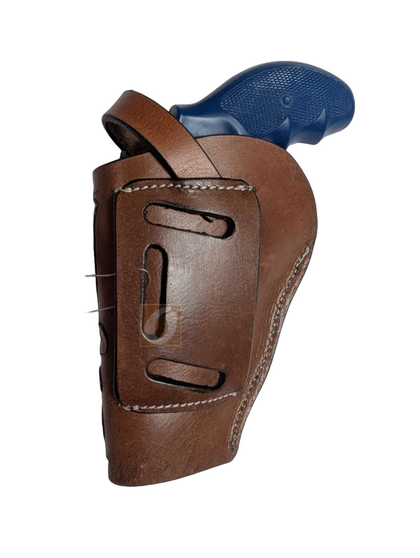 Leather Holster 357 Magnum Revolver OWB 3 Way Carry