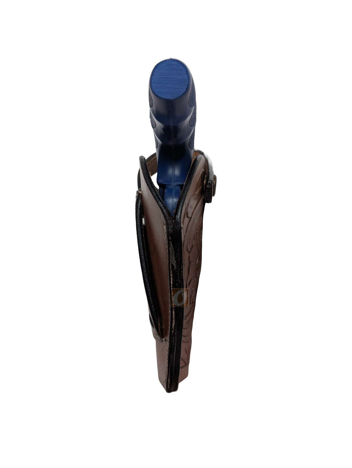 Leather Holster 357 Magnum Revolver OWB 3 Way Carry