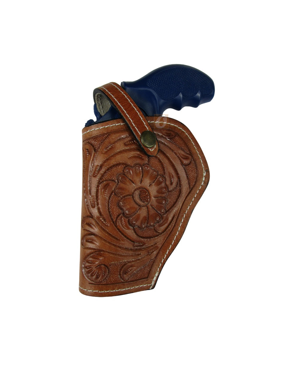 Leather Holster 357 Magnum Revolver OWB 3 Way Carry