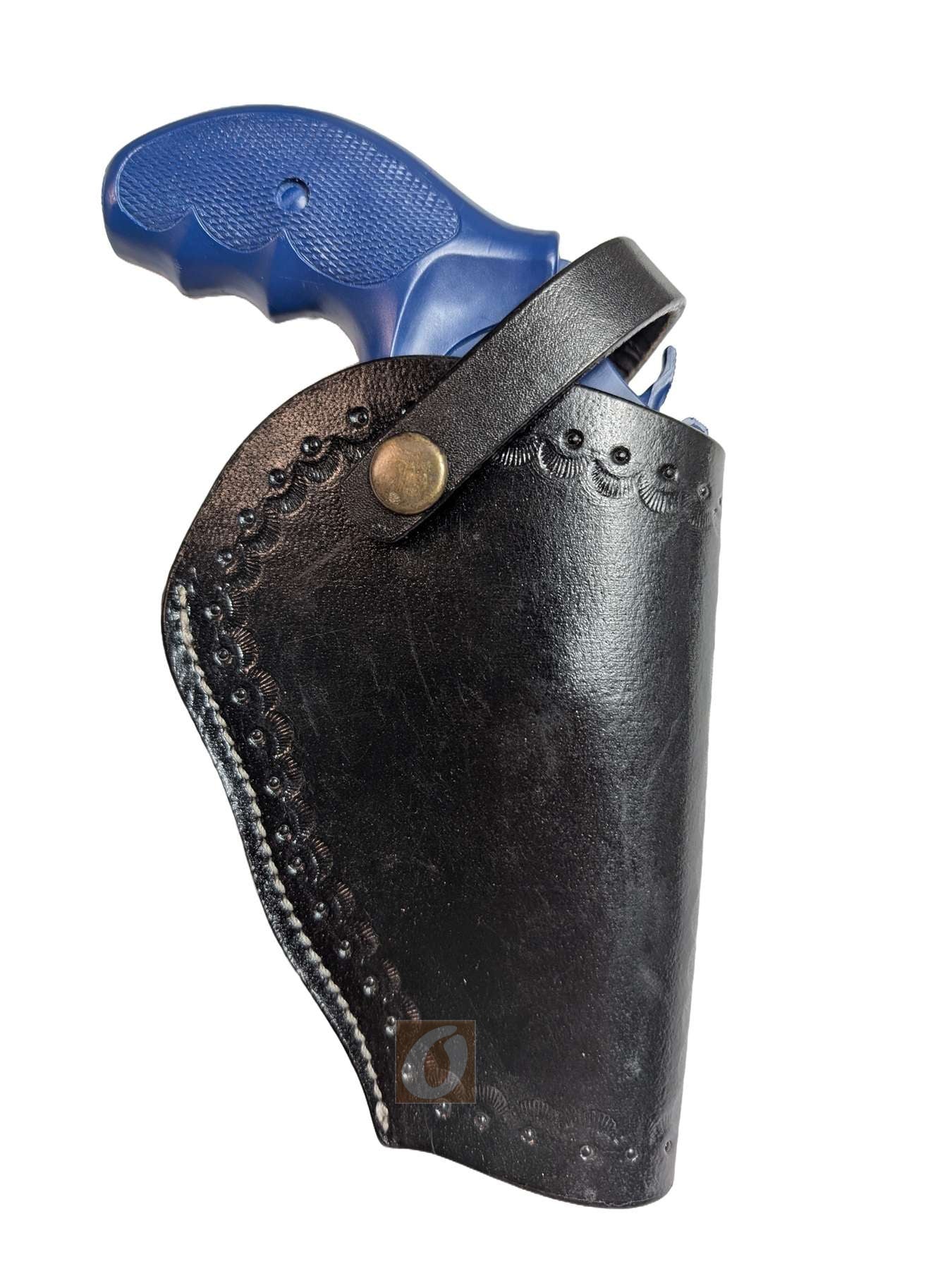 Leather Holster 357 Magnum Revolver OWB 3 Way Carry