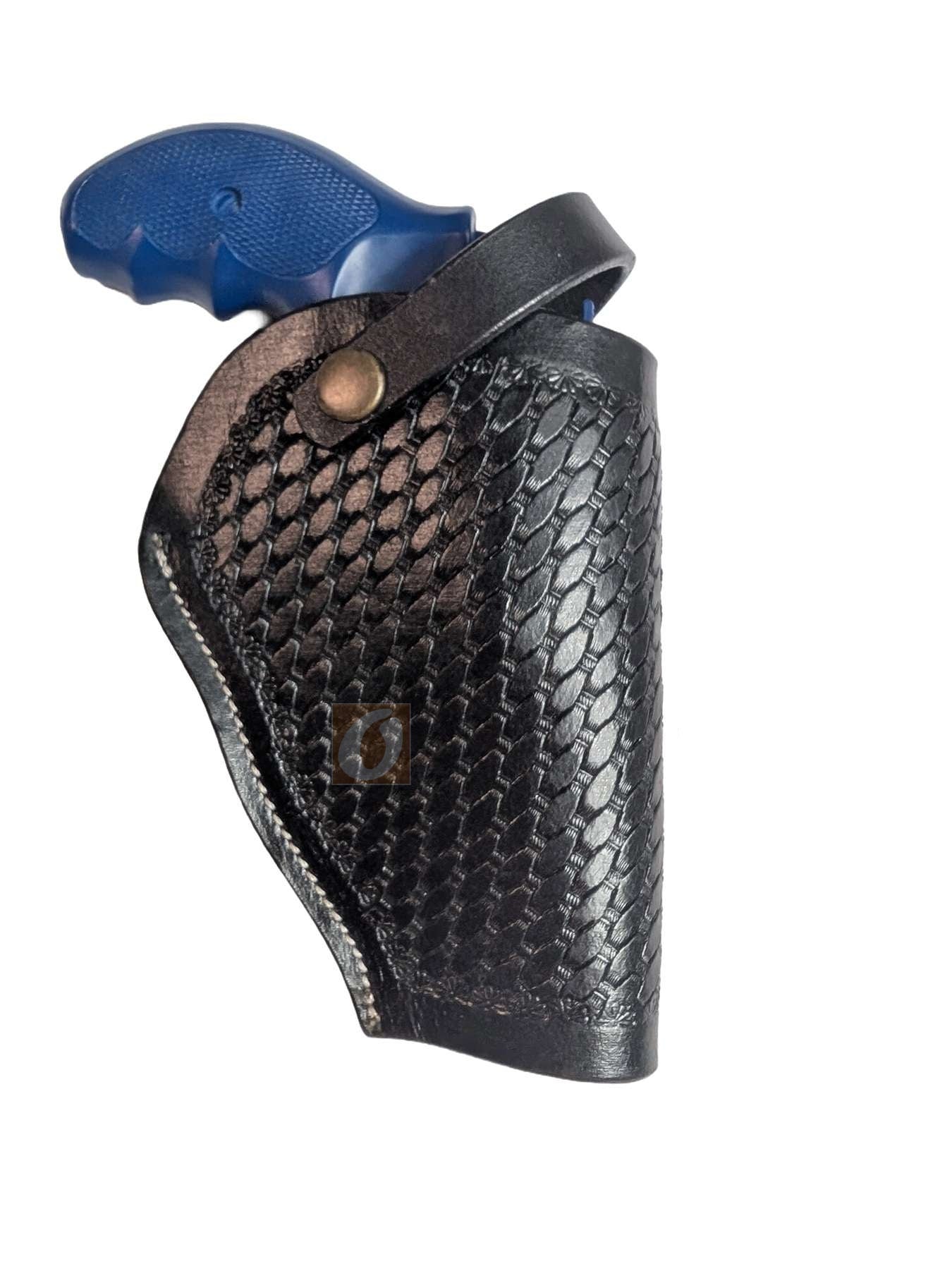 Leather Holster 357 Magnum Revolver OWB 3 Way Carry