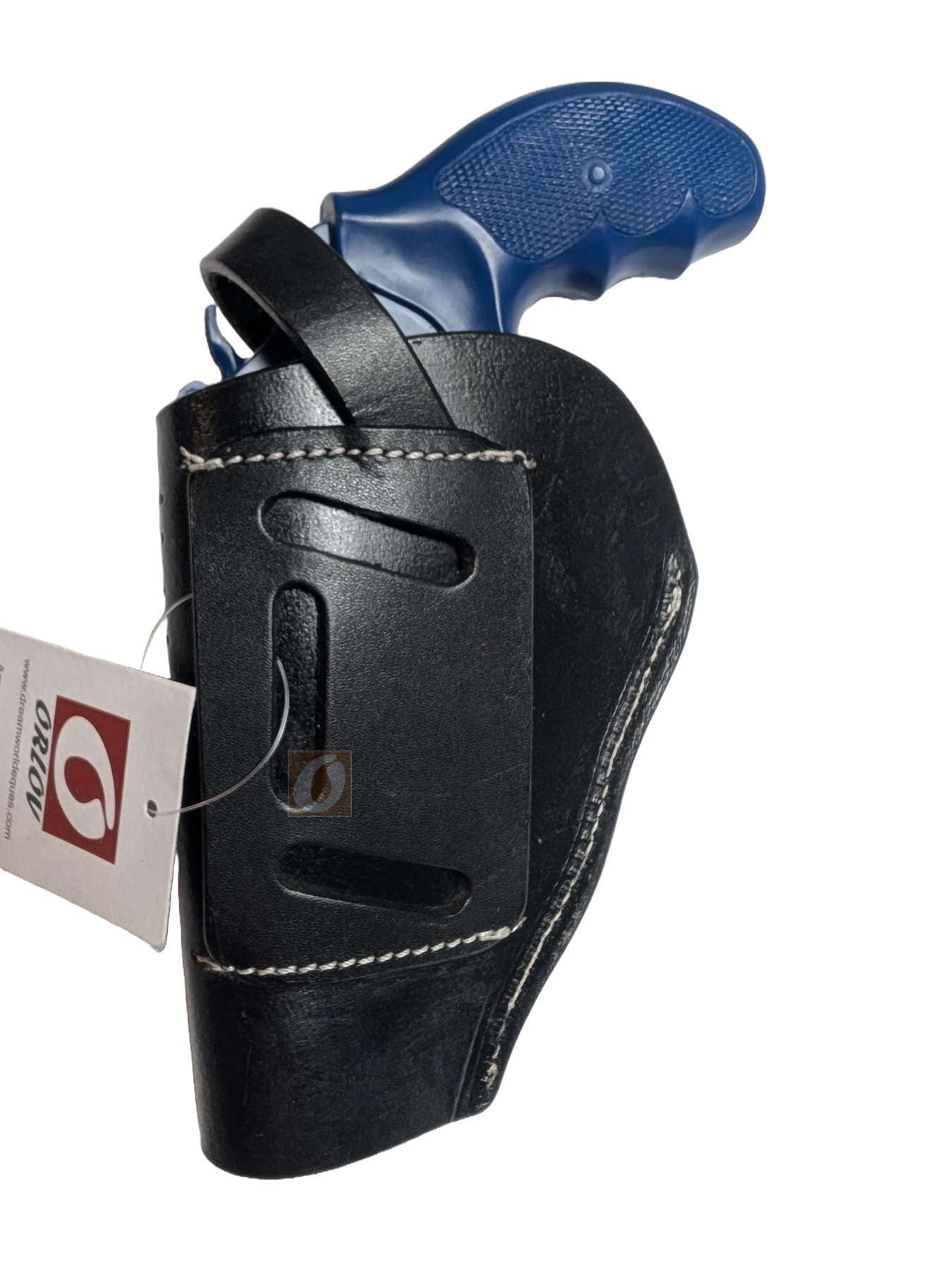 Leather Holster 357 Magnum Revolver OWB 3 Way Carry