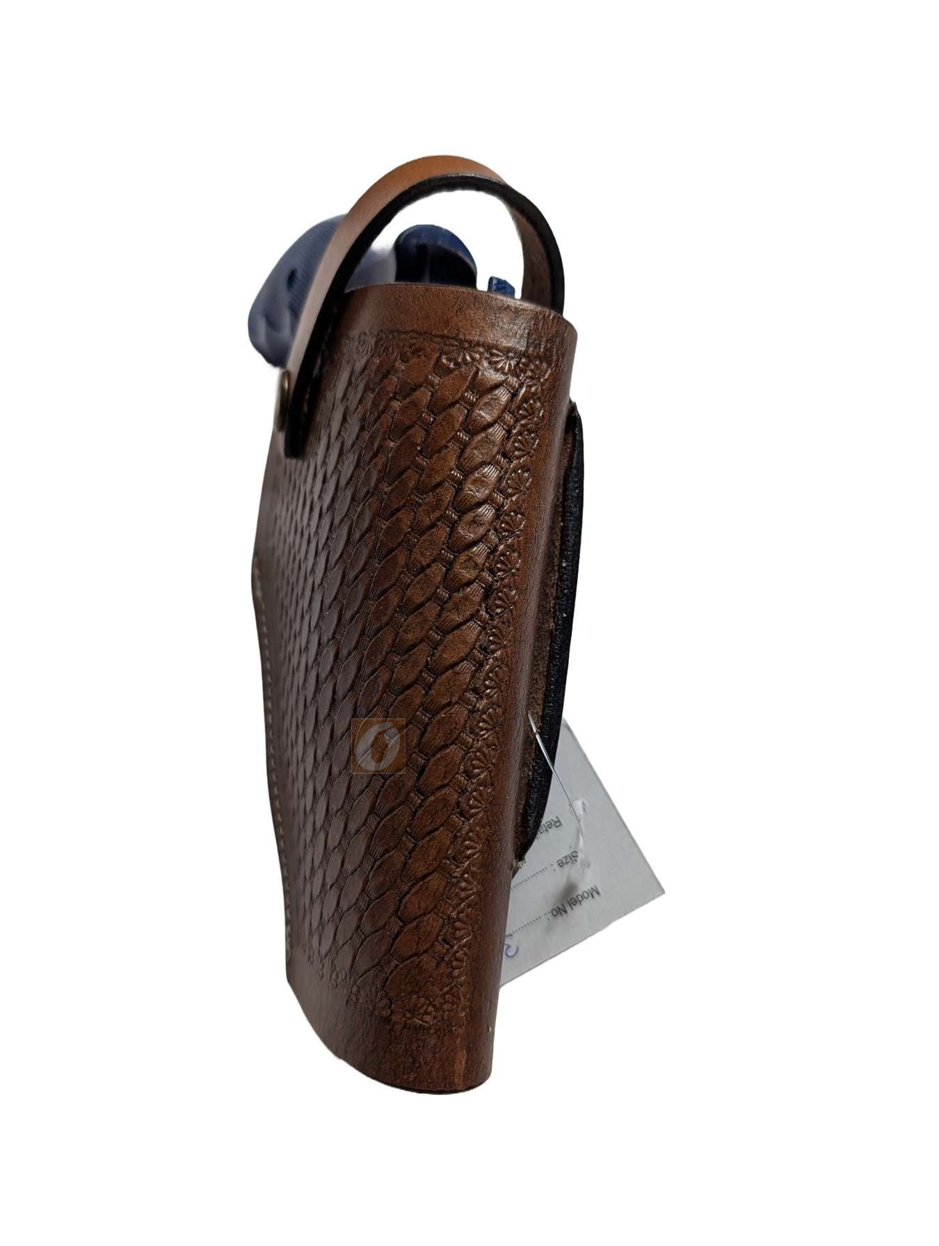 Leather Holster 357 Magnum Revolver OWB 3 Way Carry