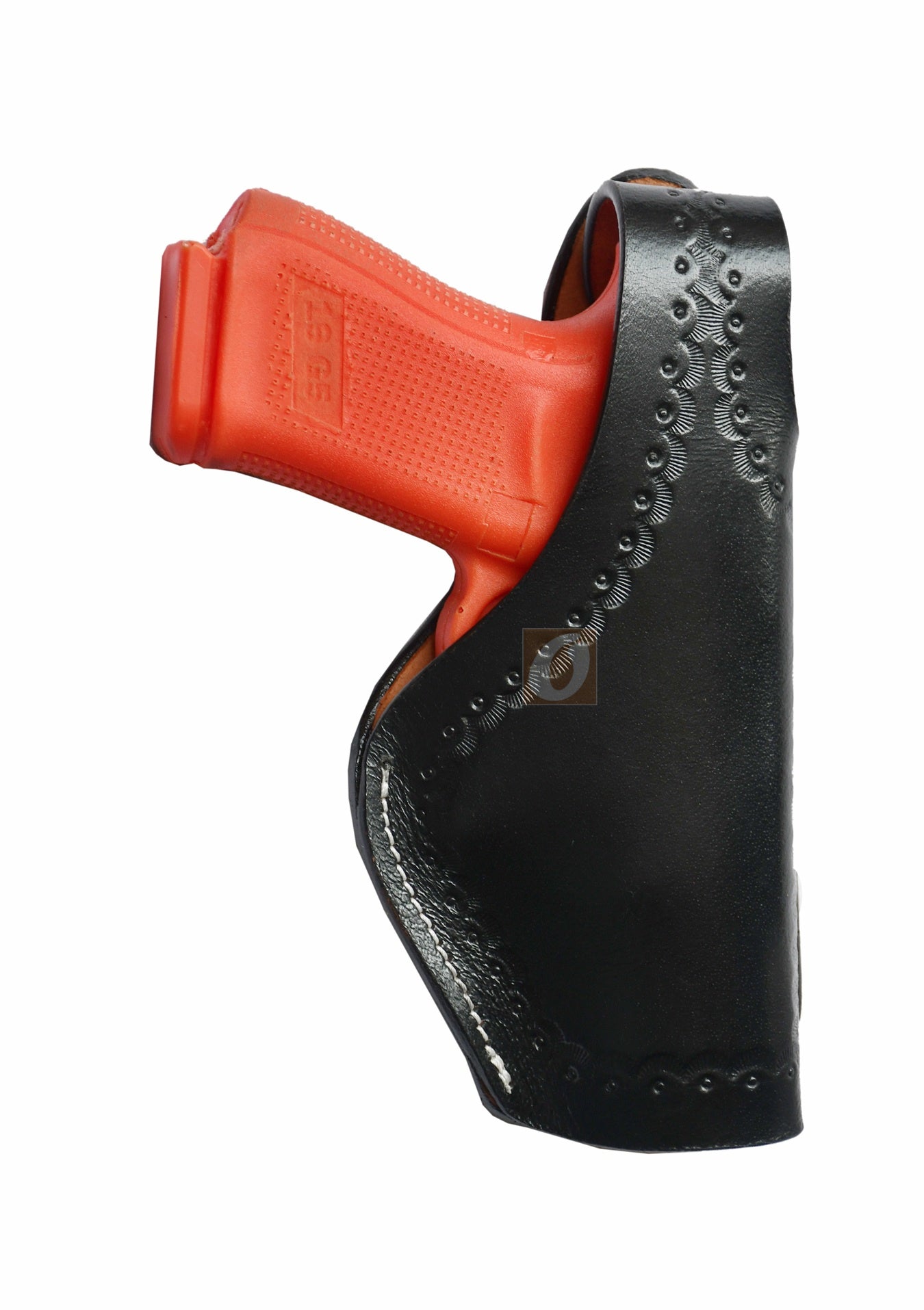 Leather Gun Holster Glock SIG Taurus Ruger Western Tooled 3 Way Carry