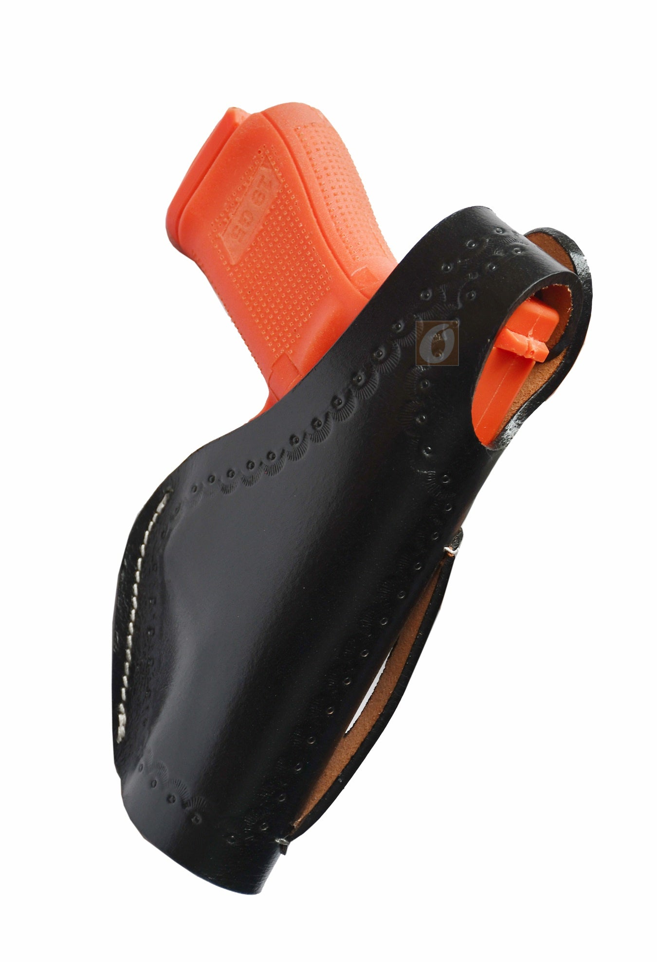 Leather Gun Holster Glock SIG Taurus Ruger Western Tooled 3 Way Carry
