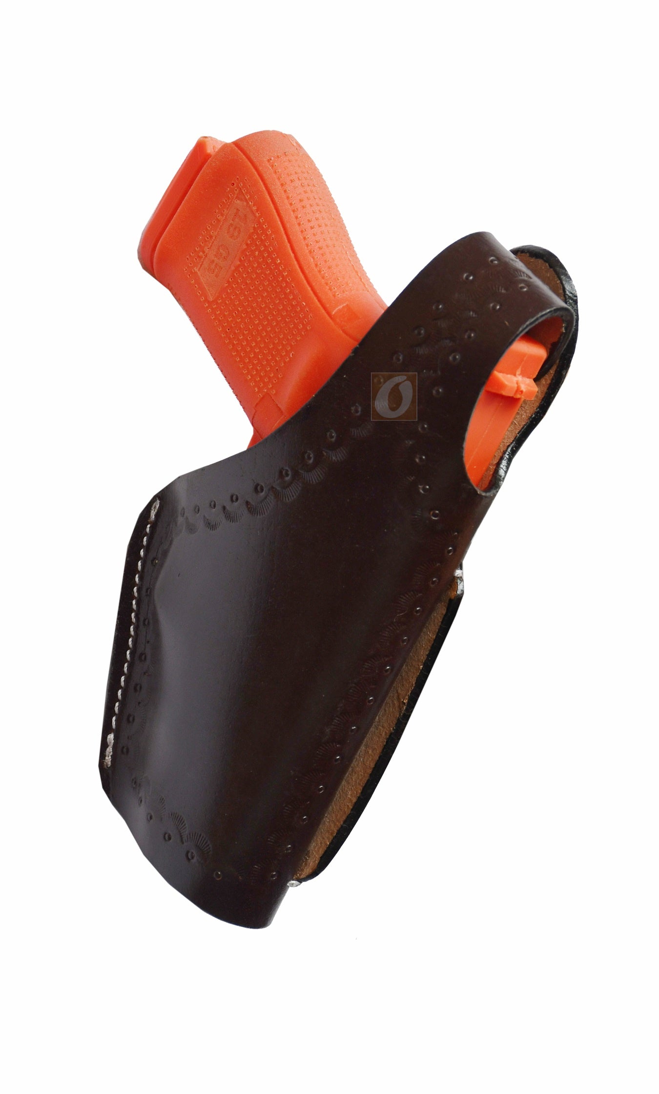 Leather Gun Holster Glock SIG Taurus Ruger Western Tooled 3 Way Carry