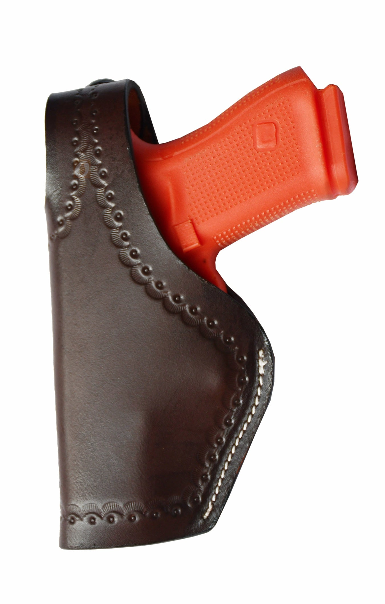 Leather Gun Holster Glock SIG Taurus Ruger Western Tooled 3 Way Carry