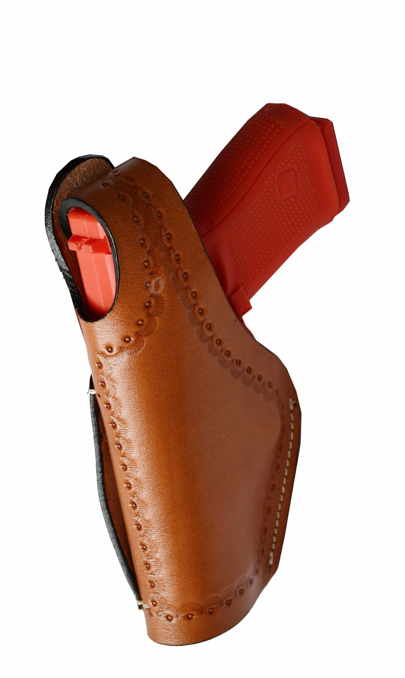 Leather Gun Holster Glock SIG Taurus Ruger Western Tooled 3 Way Carry