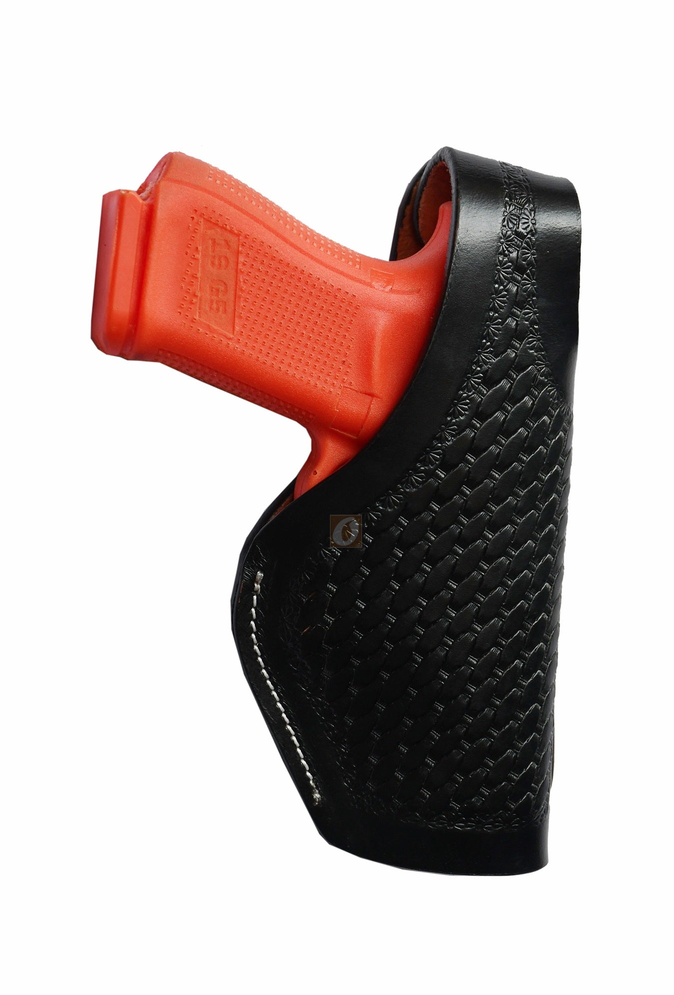 Leather Gun Holster Glock SIG Taurus Ruger Western Tooled 3 Way Carry