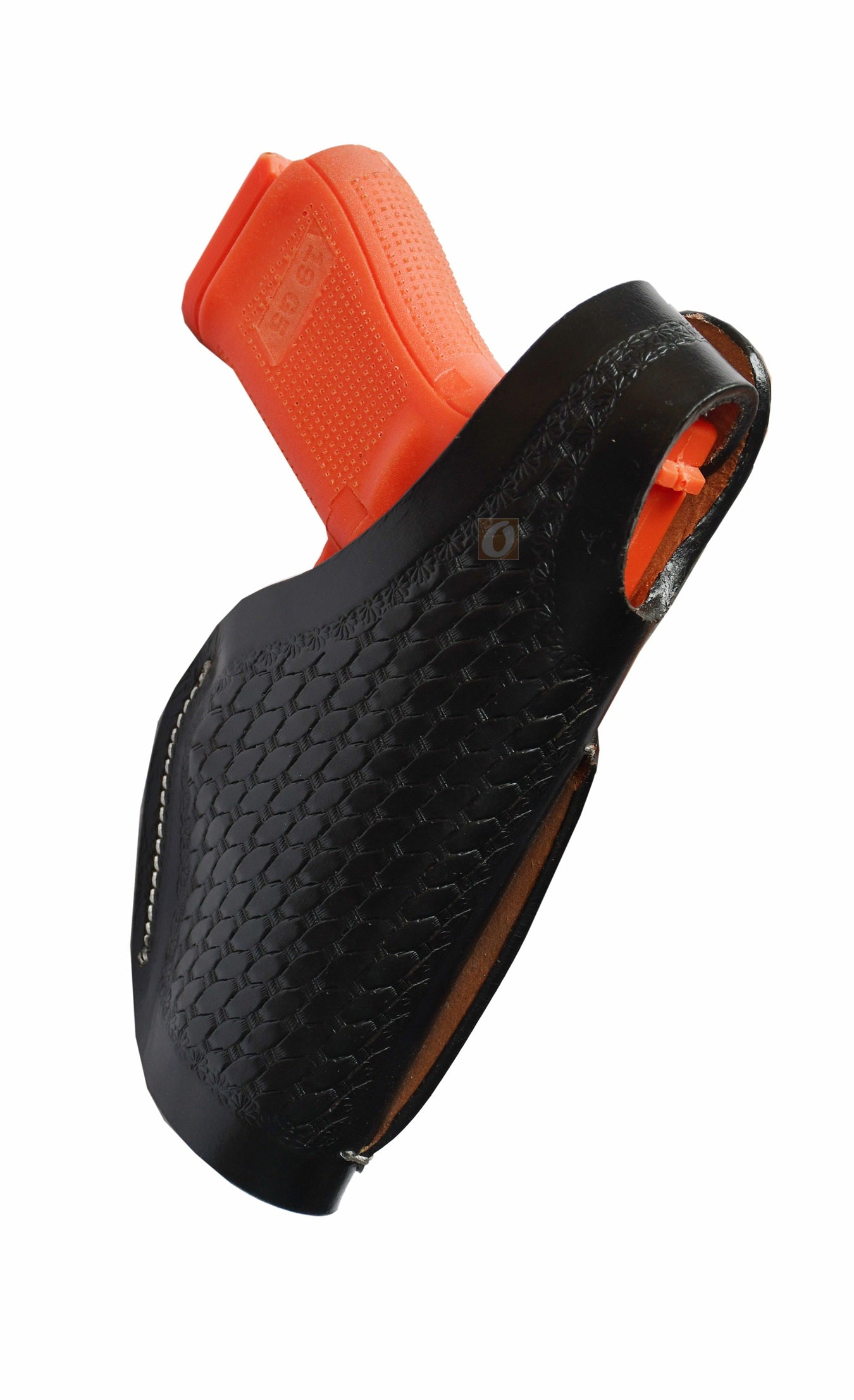 Leather Gun Holster Glock SIG Taurus Ruger Western Tooled 3 Way Carry