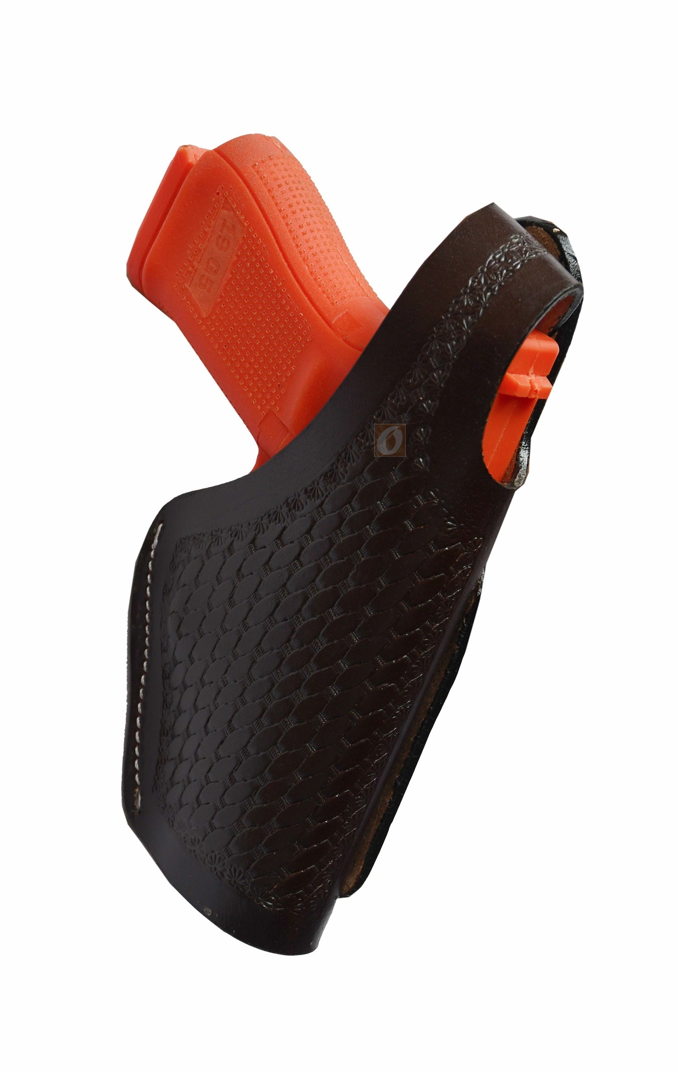 Leather Gun Holster Glock SIG Taurus Ruger Western Tooled 3 Way Carry