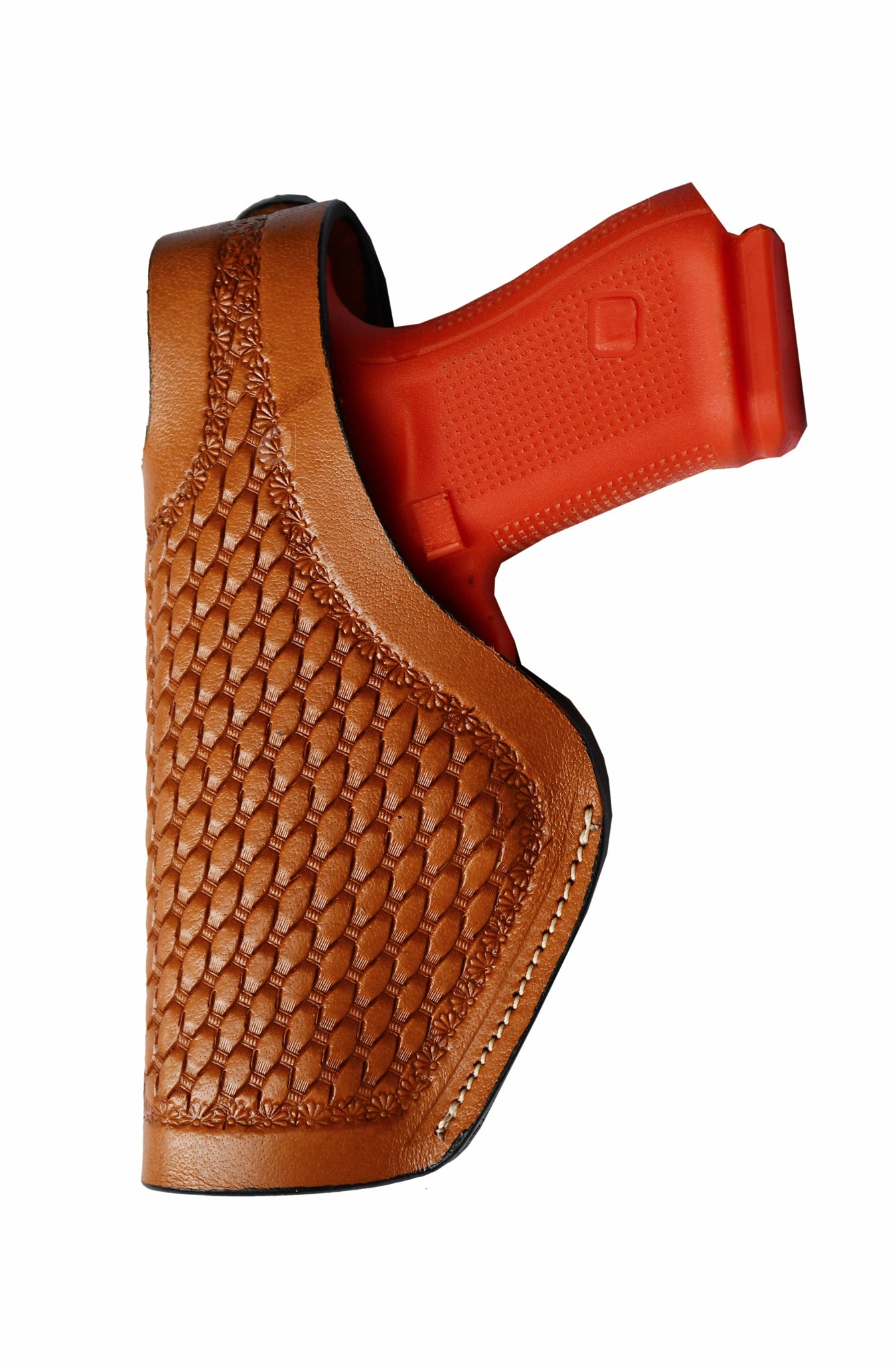 Leather Gun Holster Glock SIG Taurus Ruger Western Tooled 3 Way Carry