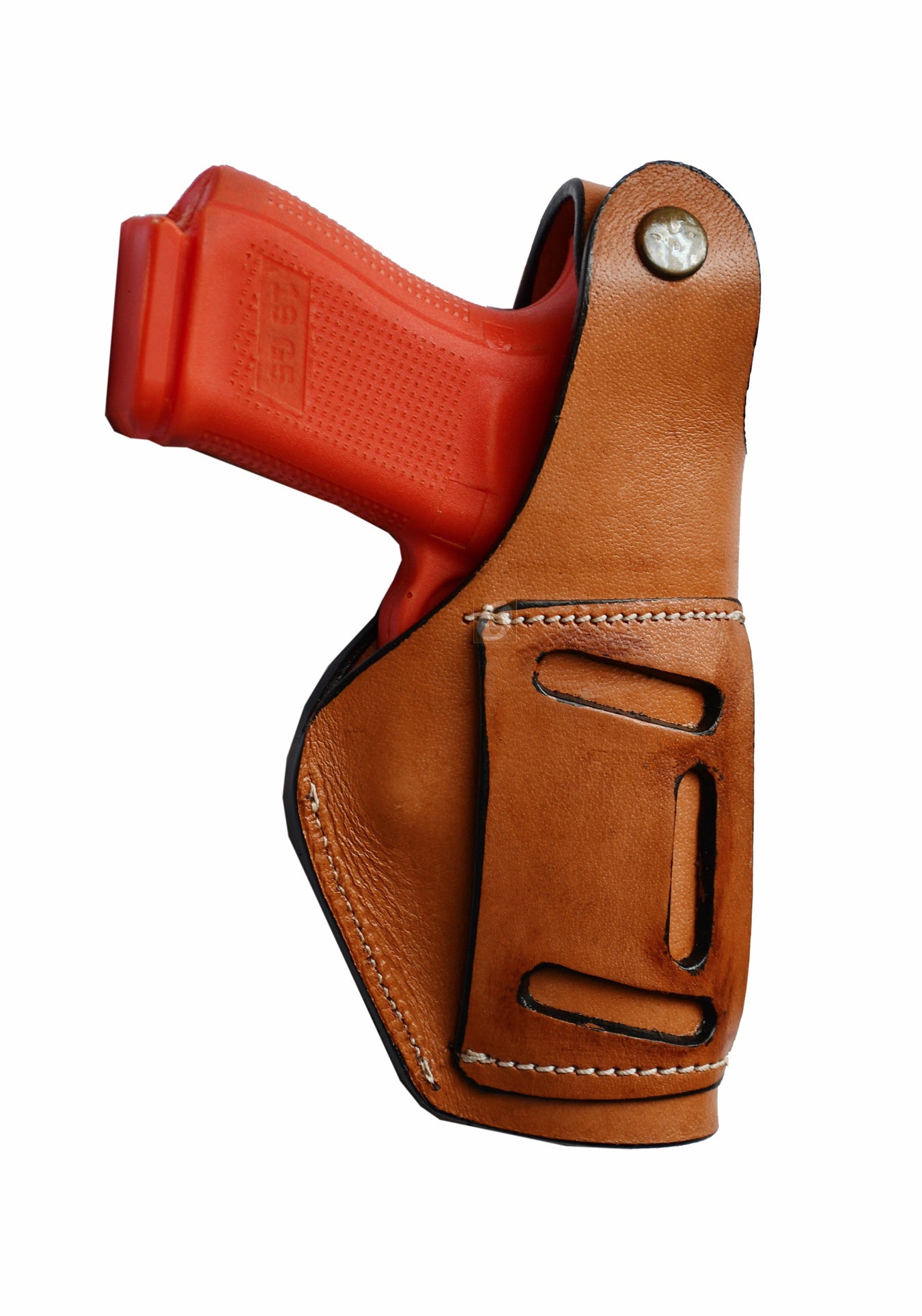 Leather Gun Holster Glock SIG Taurus Ruger Western Tooled 3 Way Carry