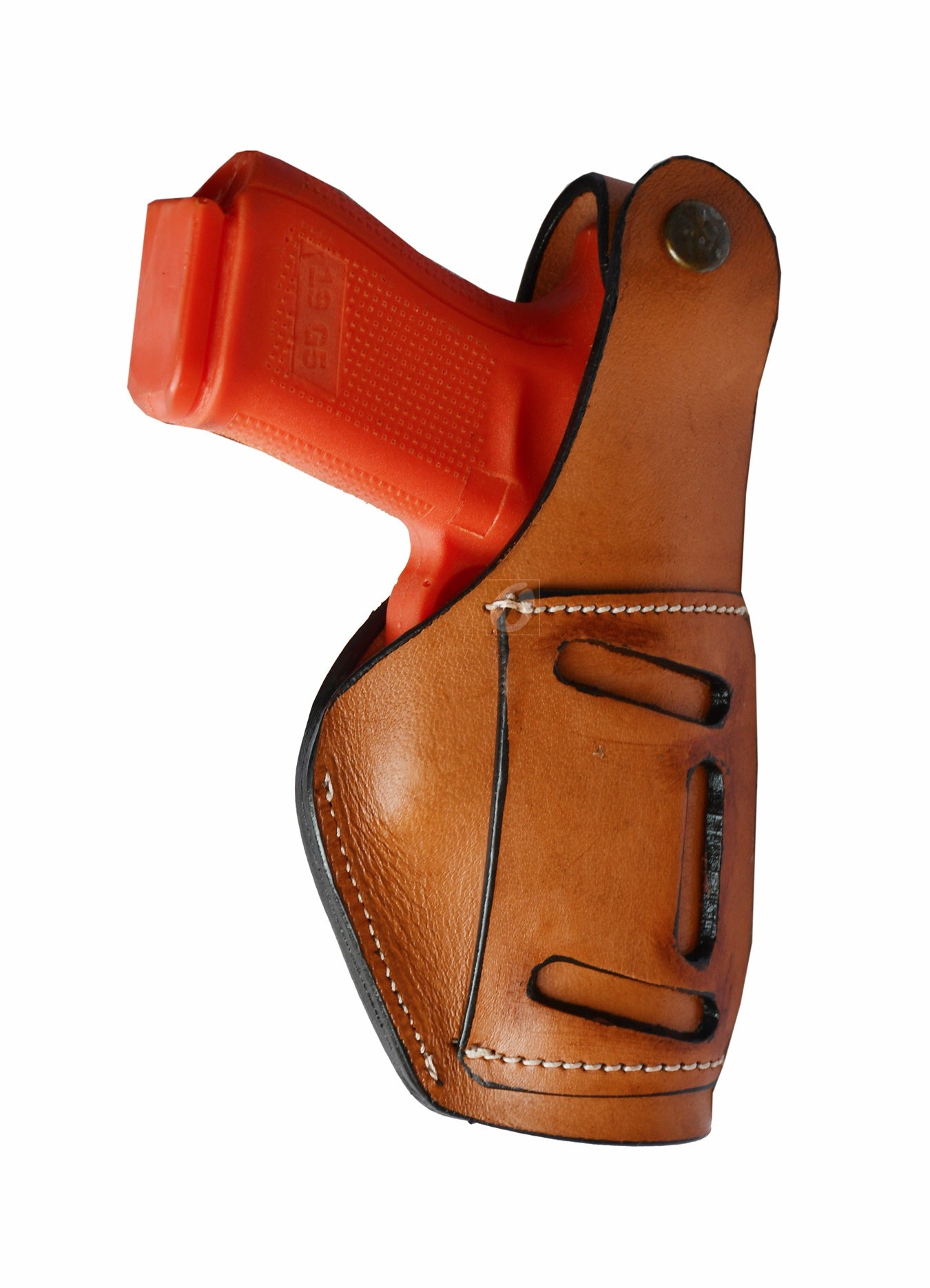 Leather Gun Holster Glock SIG Taurus Ruger Western Tooled 3 Way Carry