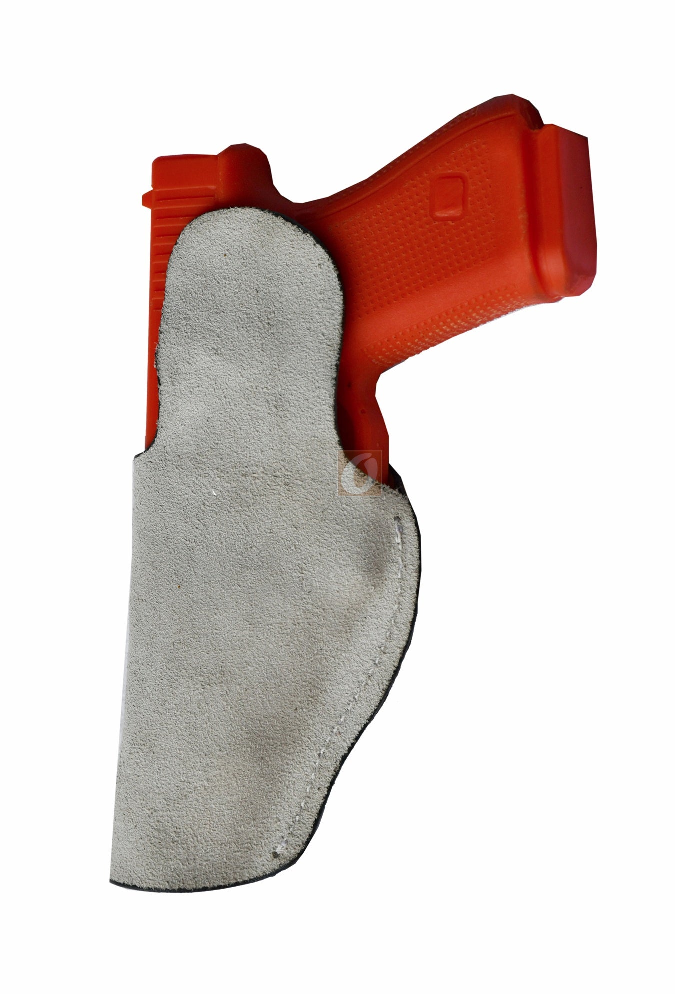 Concealed carry tan IWB holster – premium soft leather, right-handed fit for Glock 17, Glock 19, Ruger SR Series, Smith & Wesson M&P Series, and Taurus. Comfortable and durable gun holster.