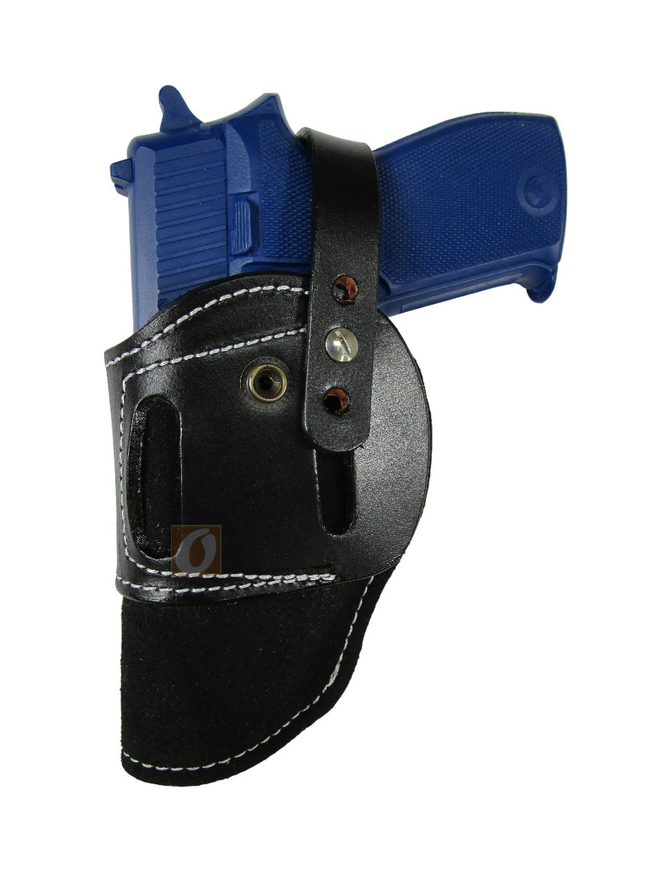 1911 Suede Leather Holster OWB Ambidextrous Open Bottom EDC Tactical
