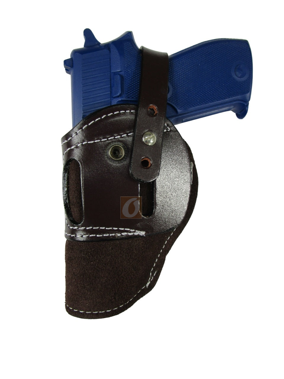 1911 Suede Leather Holster OWB Ambidextrous Open Bottom EDC Tactical