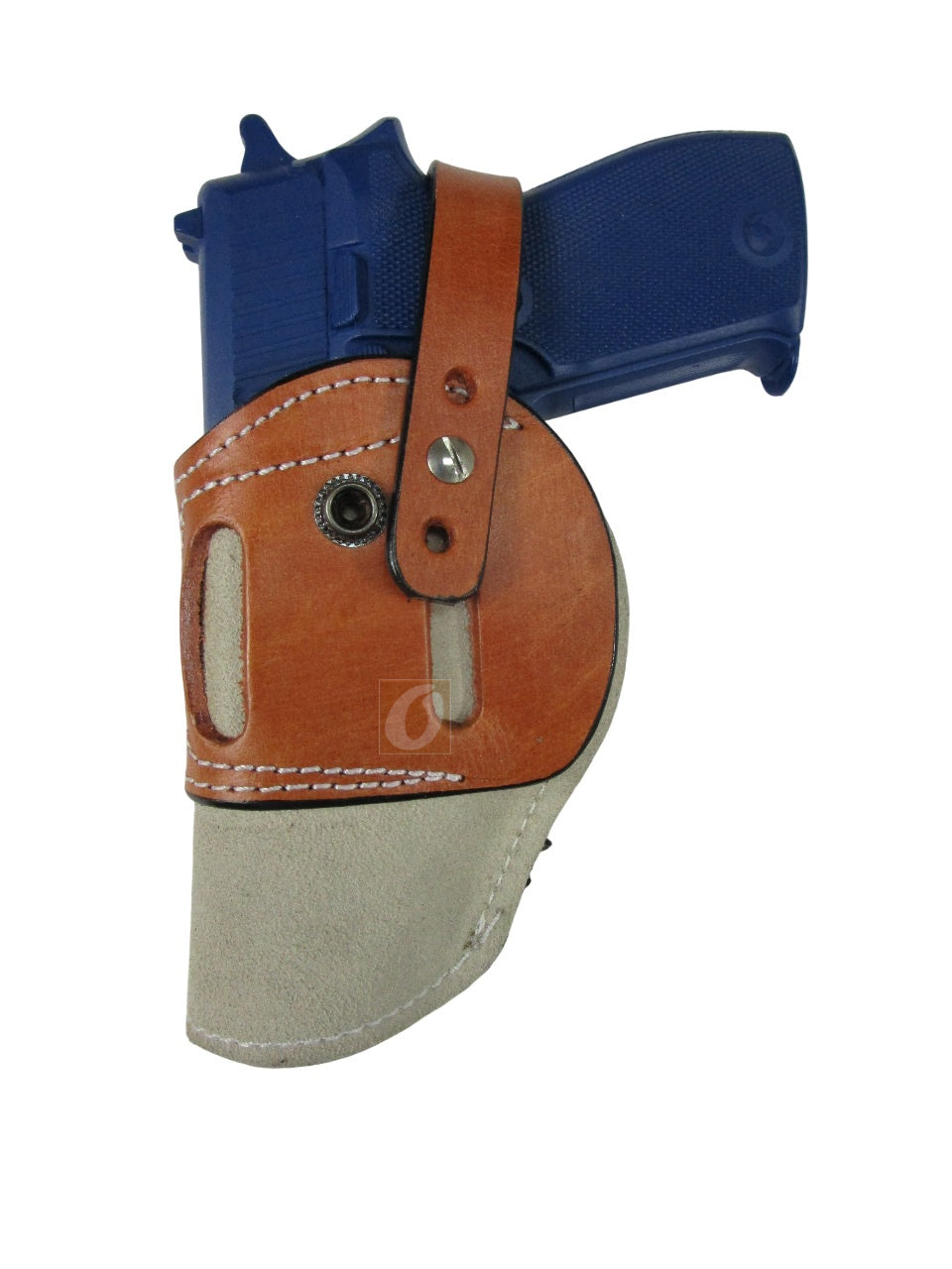 1911 Suede Leather Holster OWB Ambidextrous Open Bottom EDC Tactical